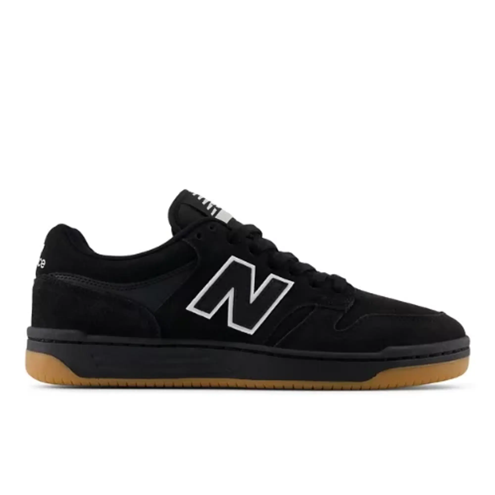 New Balance Men's NB Numeric 480 in Black/White Leather