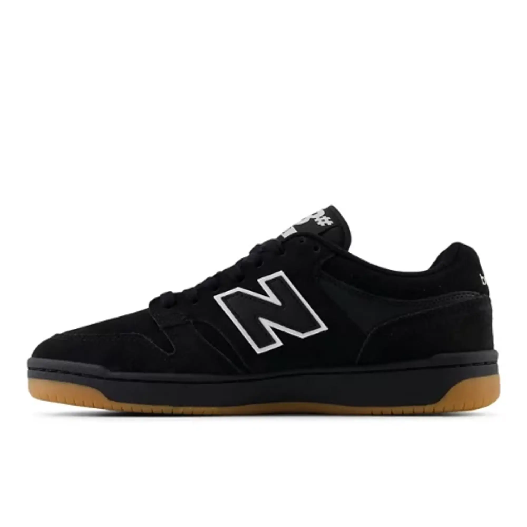 New Balance Men's NB Numeric 480 in Black/White Leather
