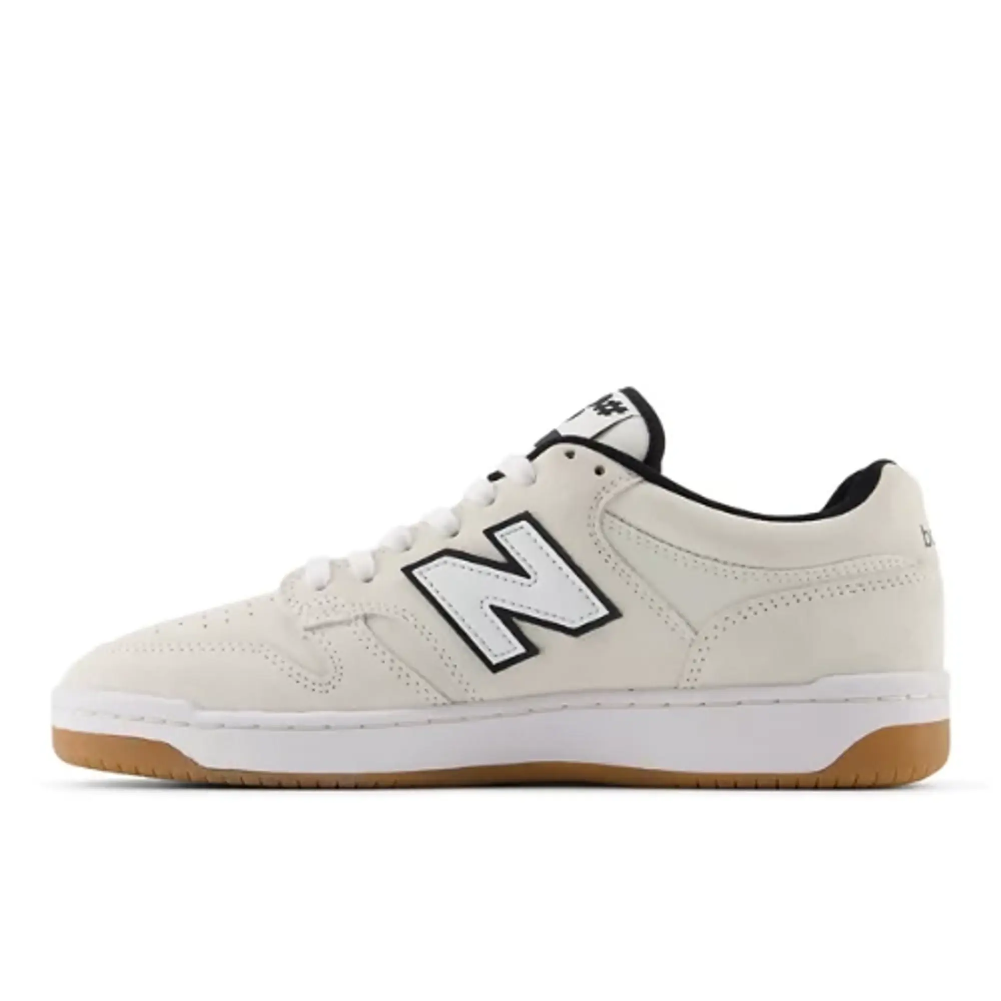 New Balance Men's NB Numeric 480 in White/Black Leather