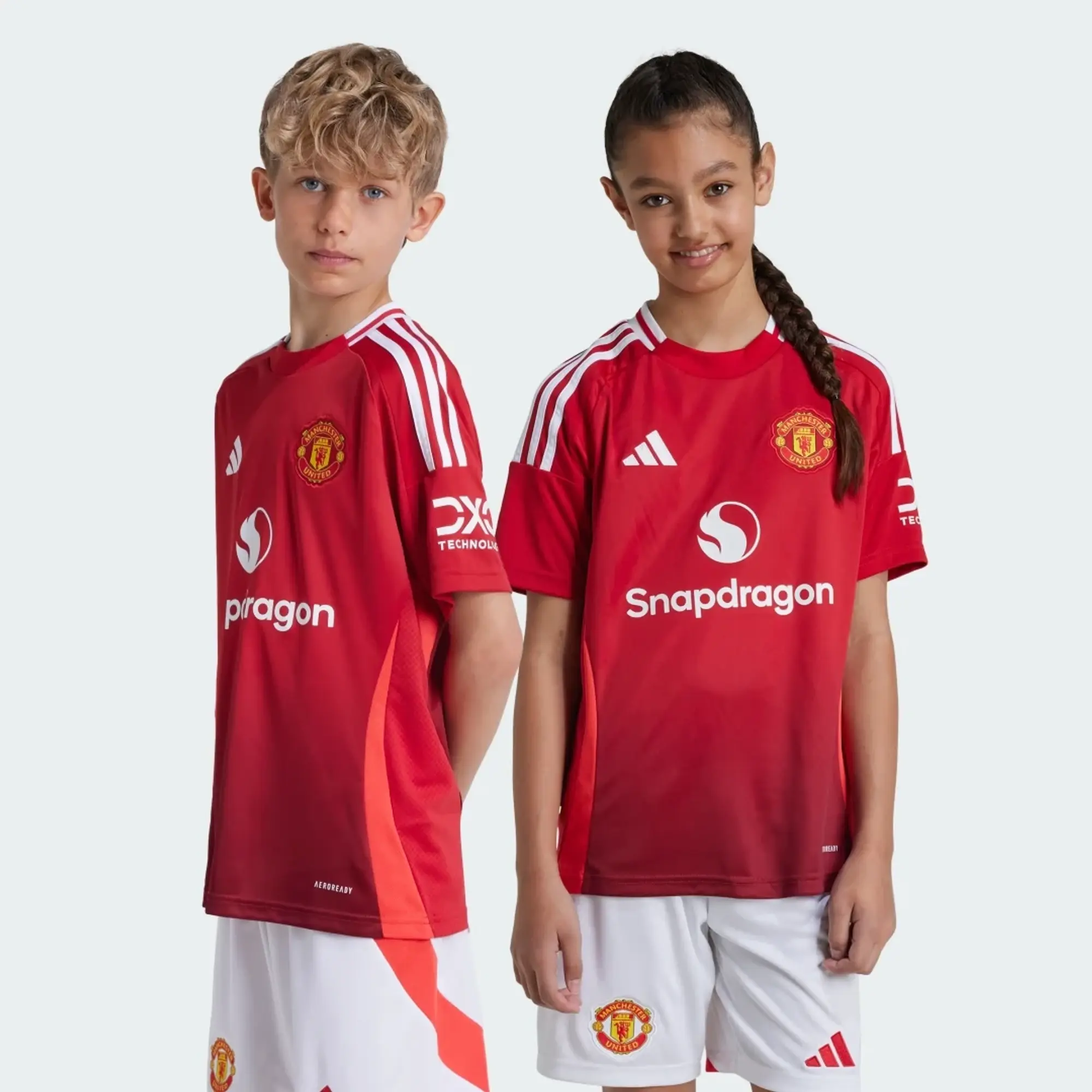 adidas Manchester United Kids SS Home Shirt 2024/25