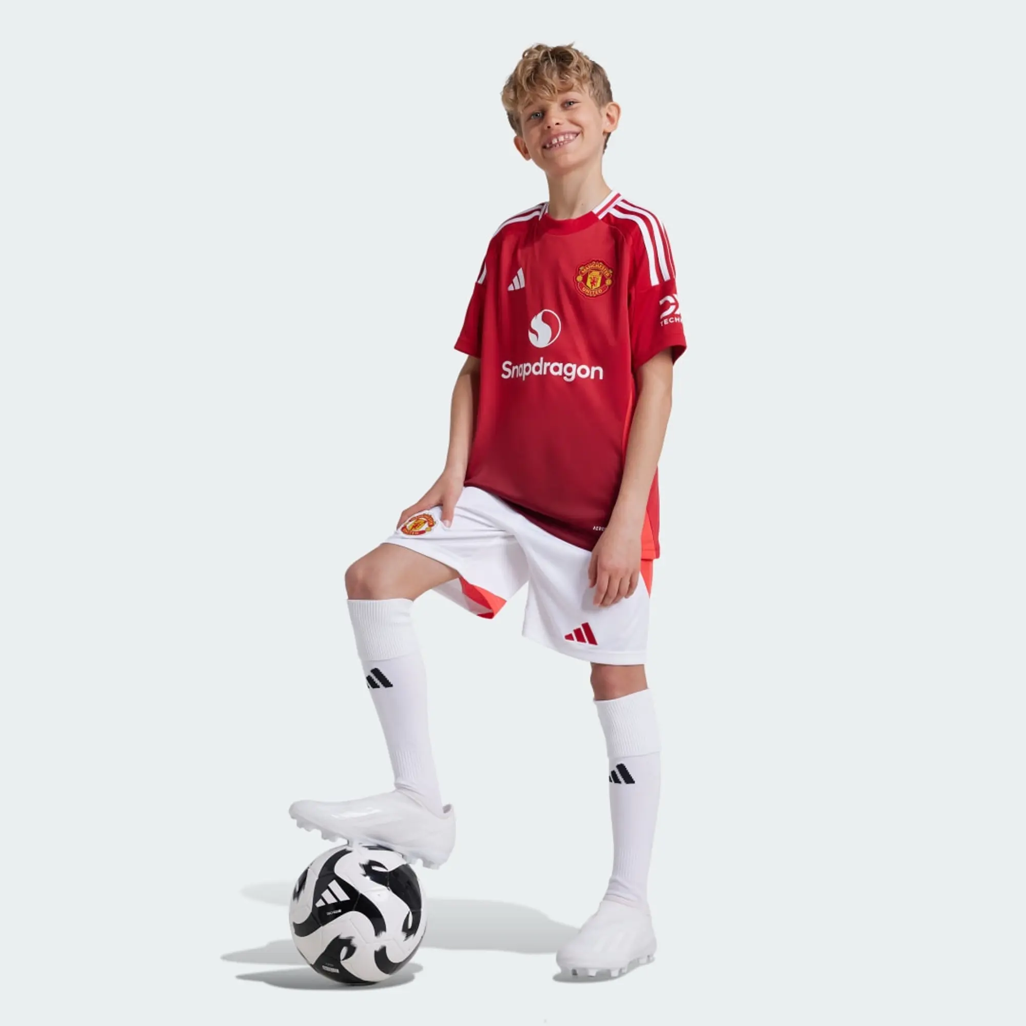 adidas Manchester United Kids SS Home Shirt 2024/25