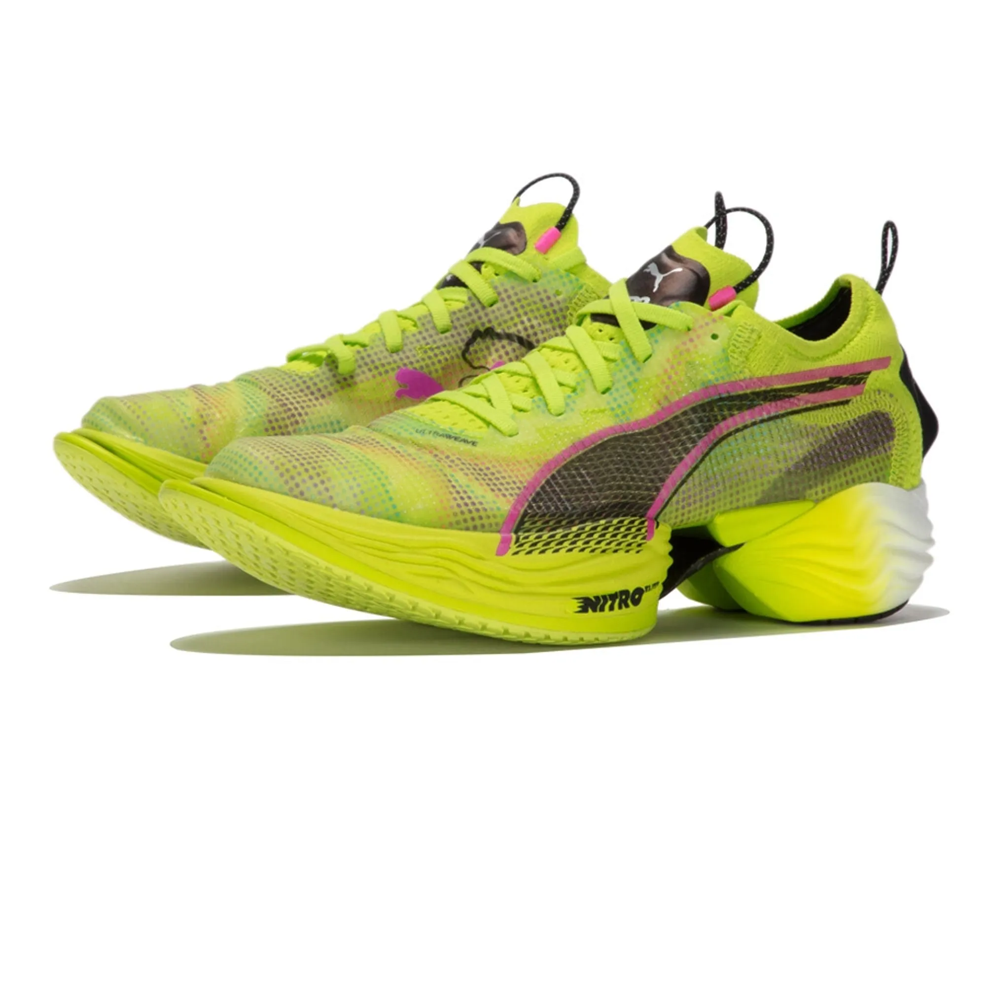 PUMA Fast-R Nitroâ¢ Elite 2 Men's Running Shoes, Lime Pow/Black/Poison Pink