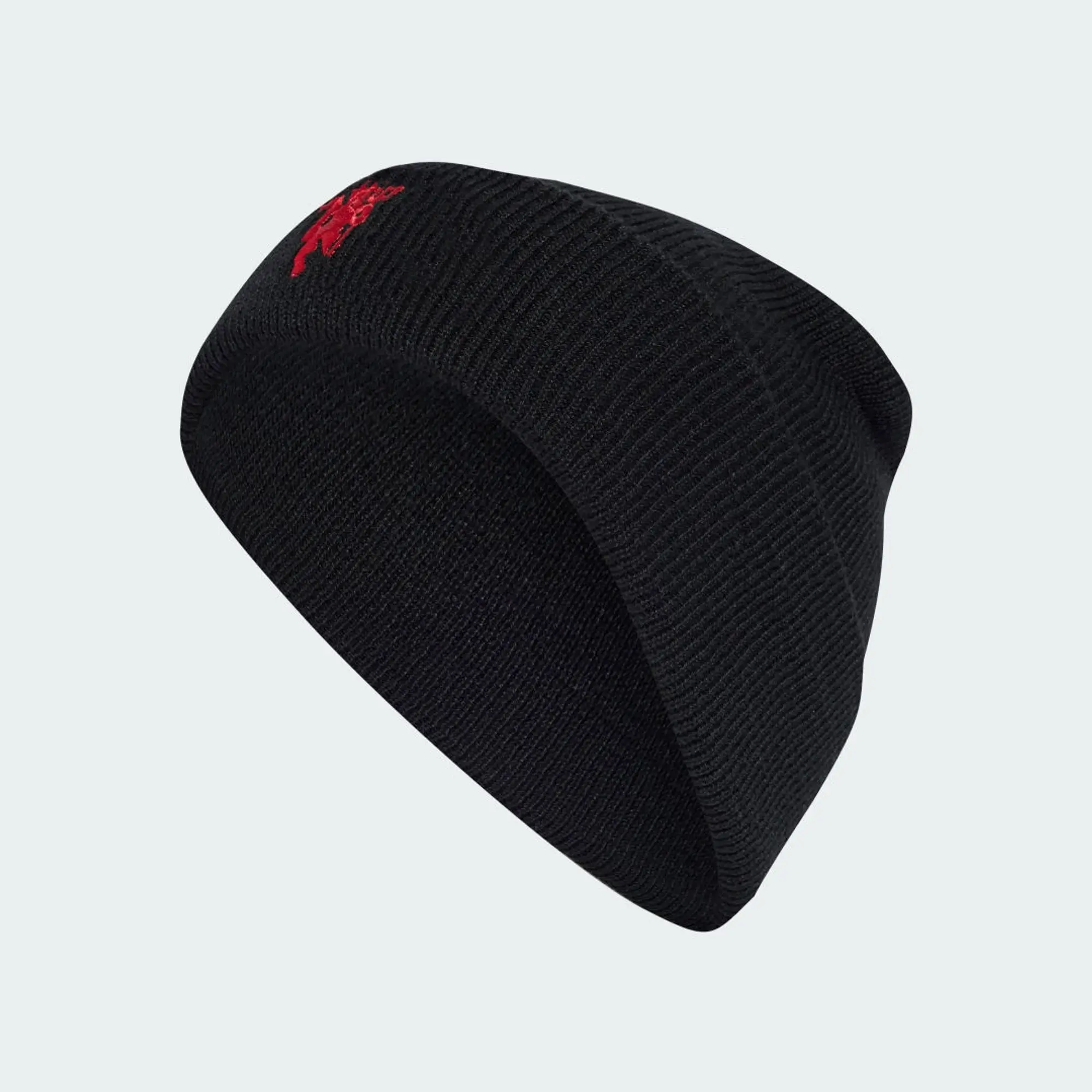 adidas Manchester United FC Knit Beanie Hat - Black