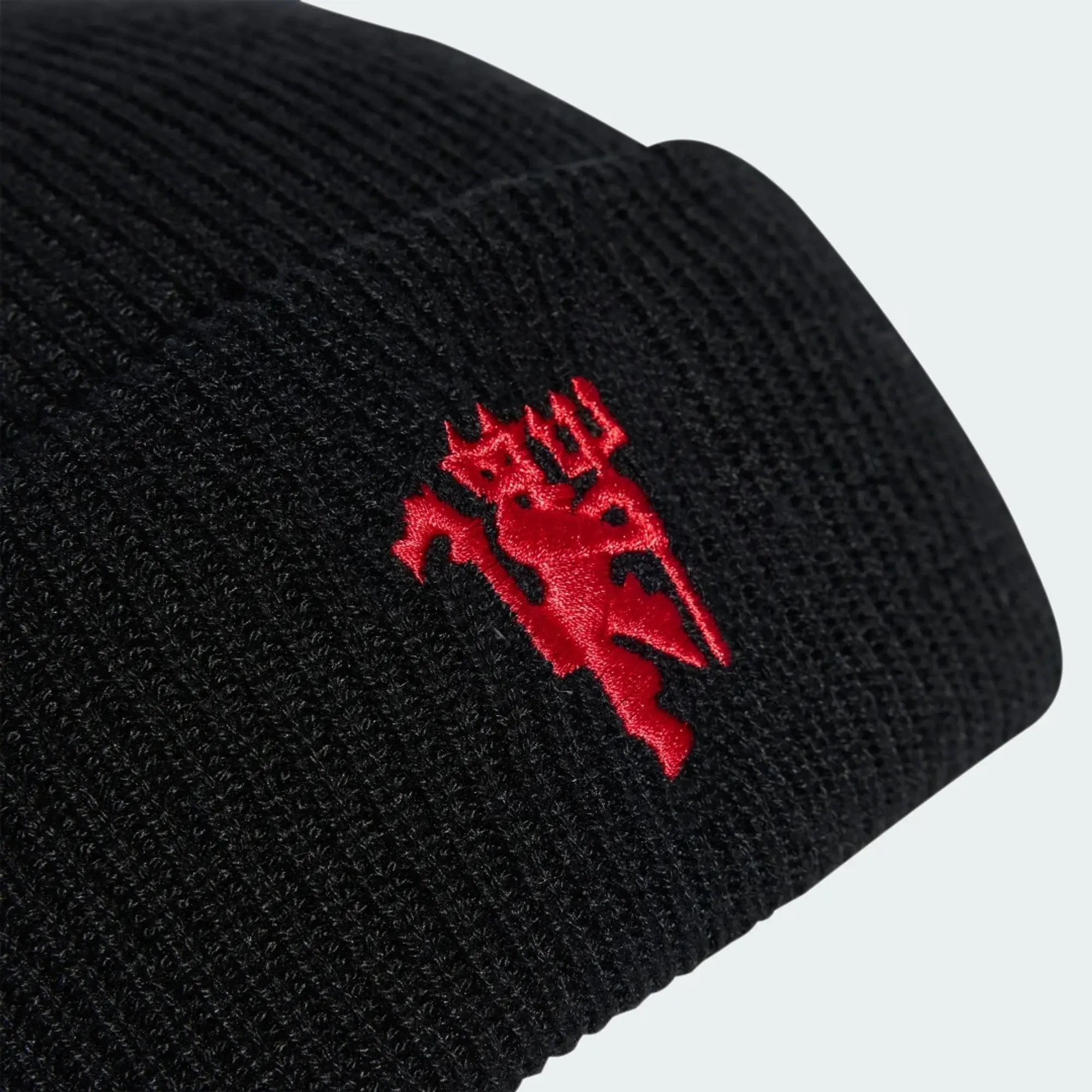 adidas Manchester United FC Knit Beanie Hat - Black