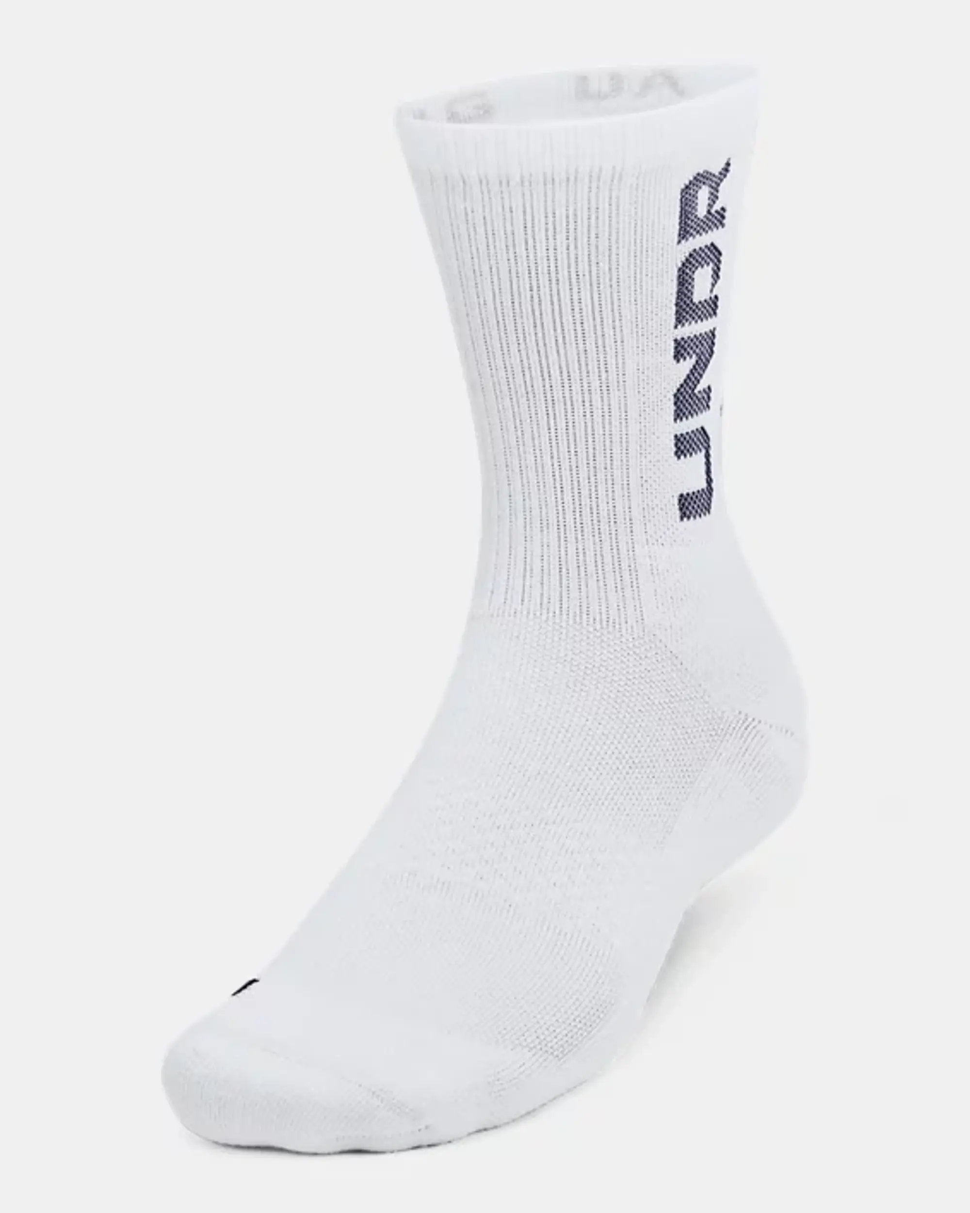 Under Armour Socks 3-Pack White/ White/ Midnight Navy L