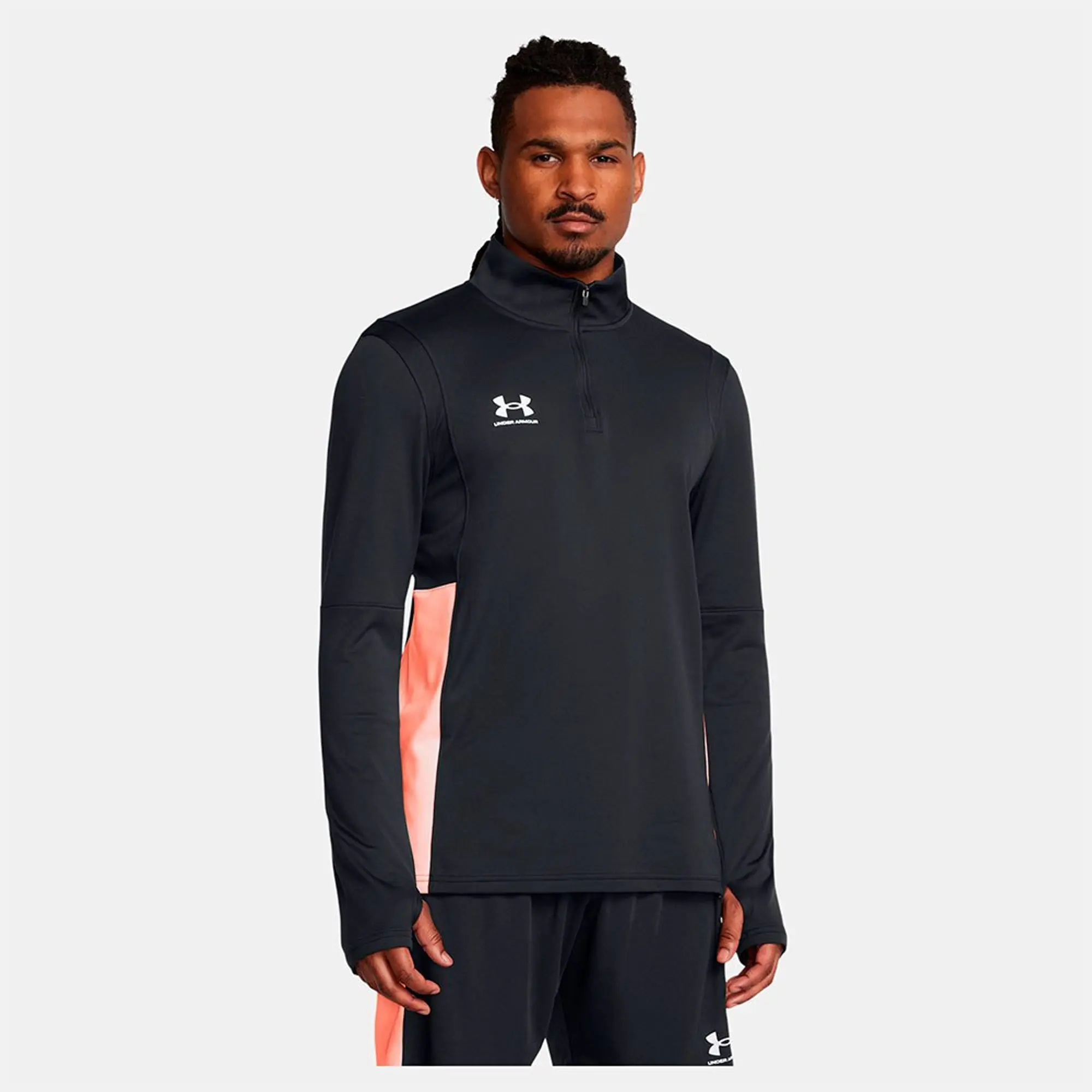 Men's  Under Armour  Challenger Midlayer Black / Flare Orange / White S