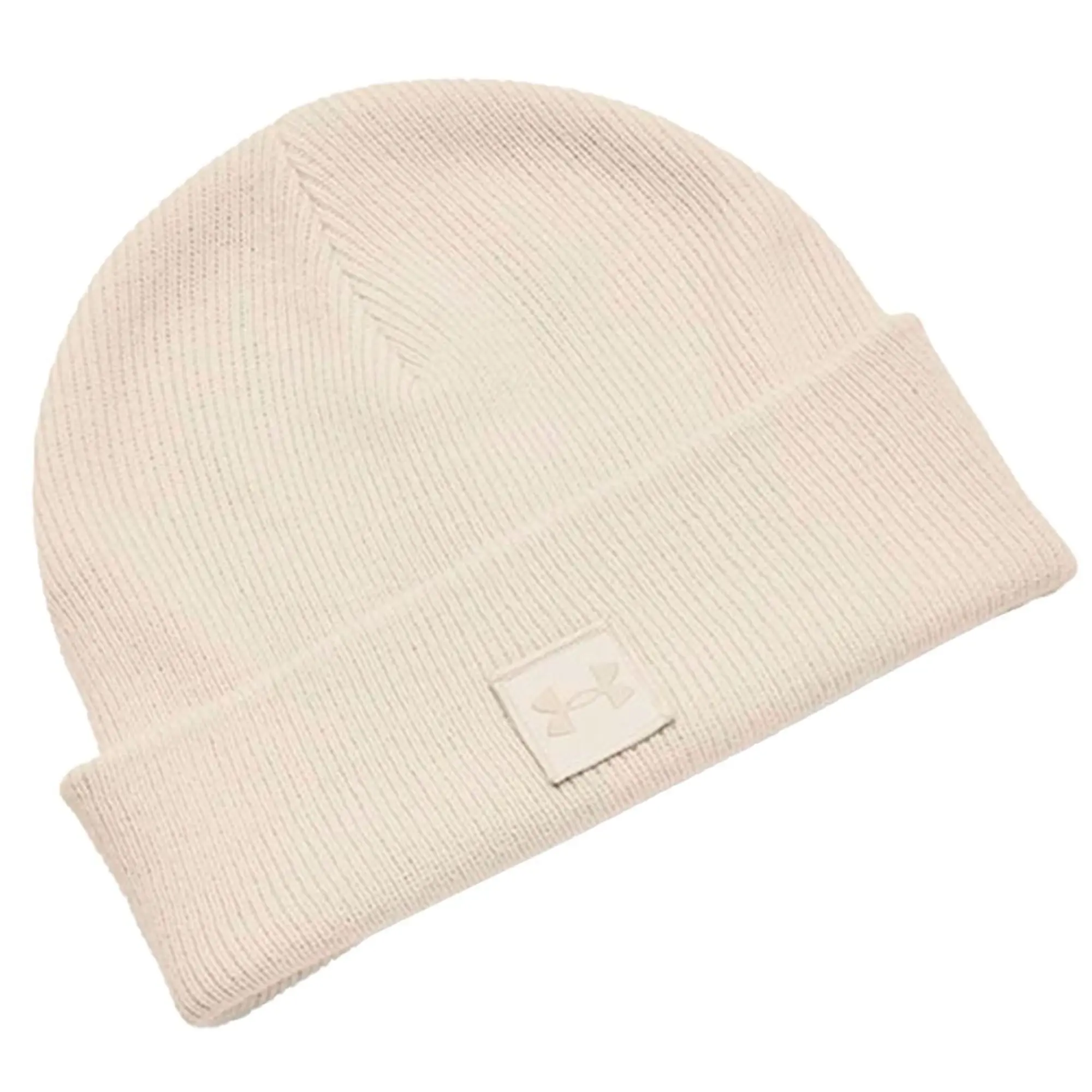 Men's  Under Armour  Halftime Shallow Cuff Beanie Summit White / Khaki Base OSFM