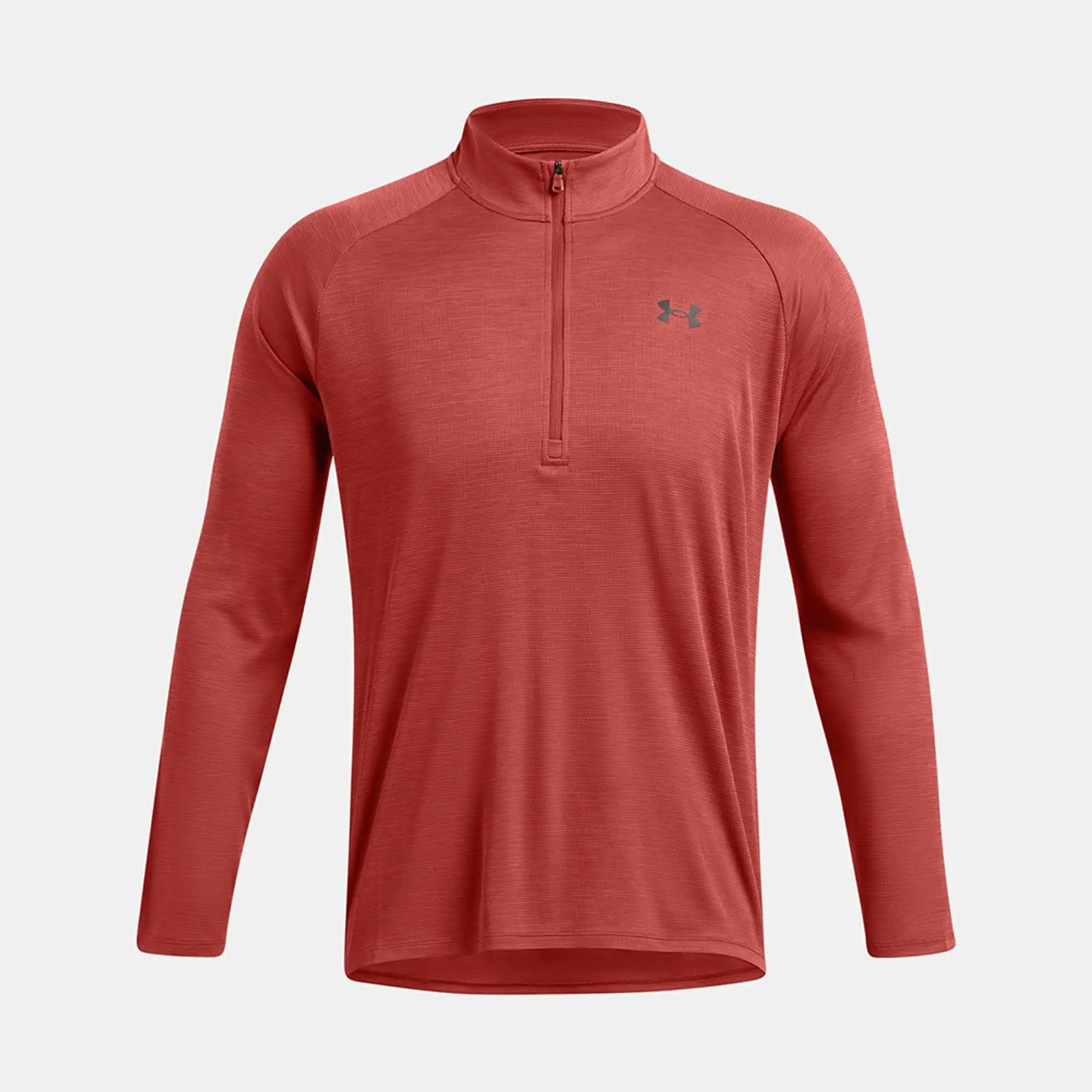 Men's  Under Armour  Tech™ Textured ½ Zip Earthen Orange / Black S