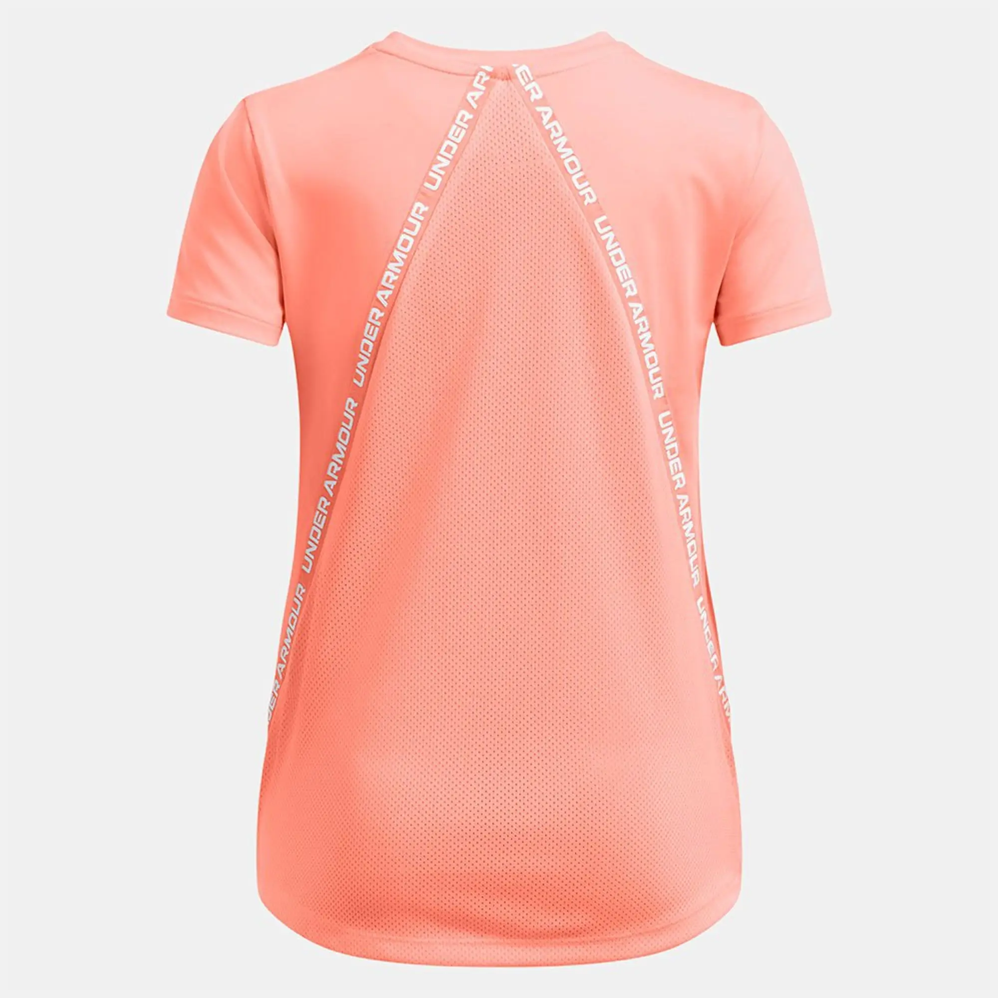 Girls'  Under Armour  Knockout T-Shirt Flare Orange / White YLG (59 - 63 in)