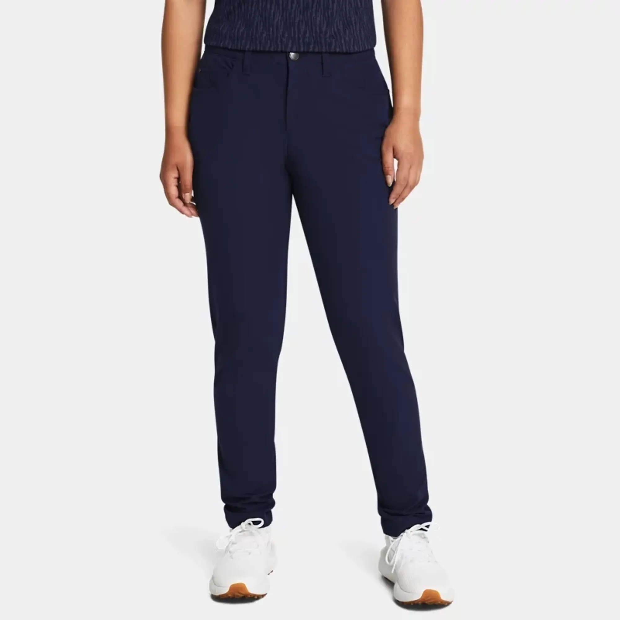 Women's  Under Armour  Drive Pro Cold Weather 5-Pocket Pants Midnight Navy / Halo Gray 8