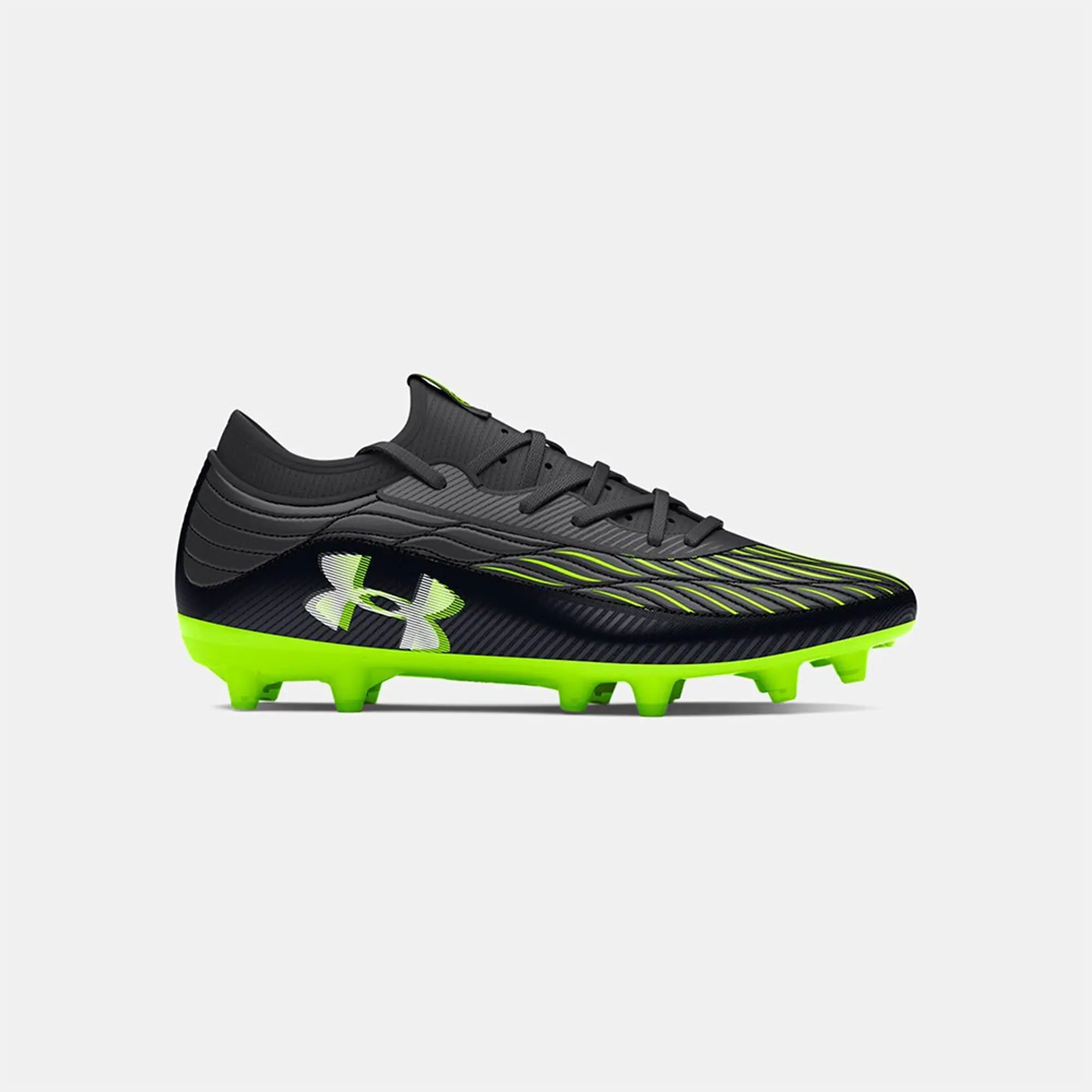 Unisex  Under Armour  Magnetico Select 4 Firm Ground Football Boots Black / Anthracite / White 12