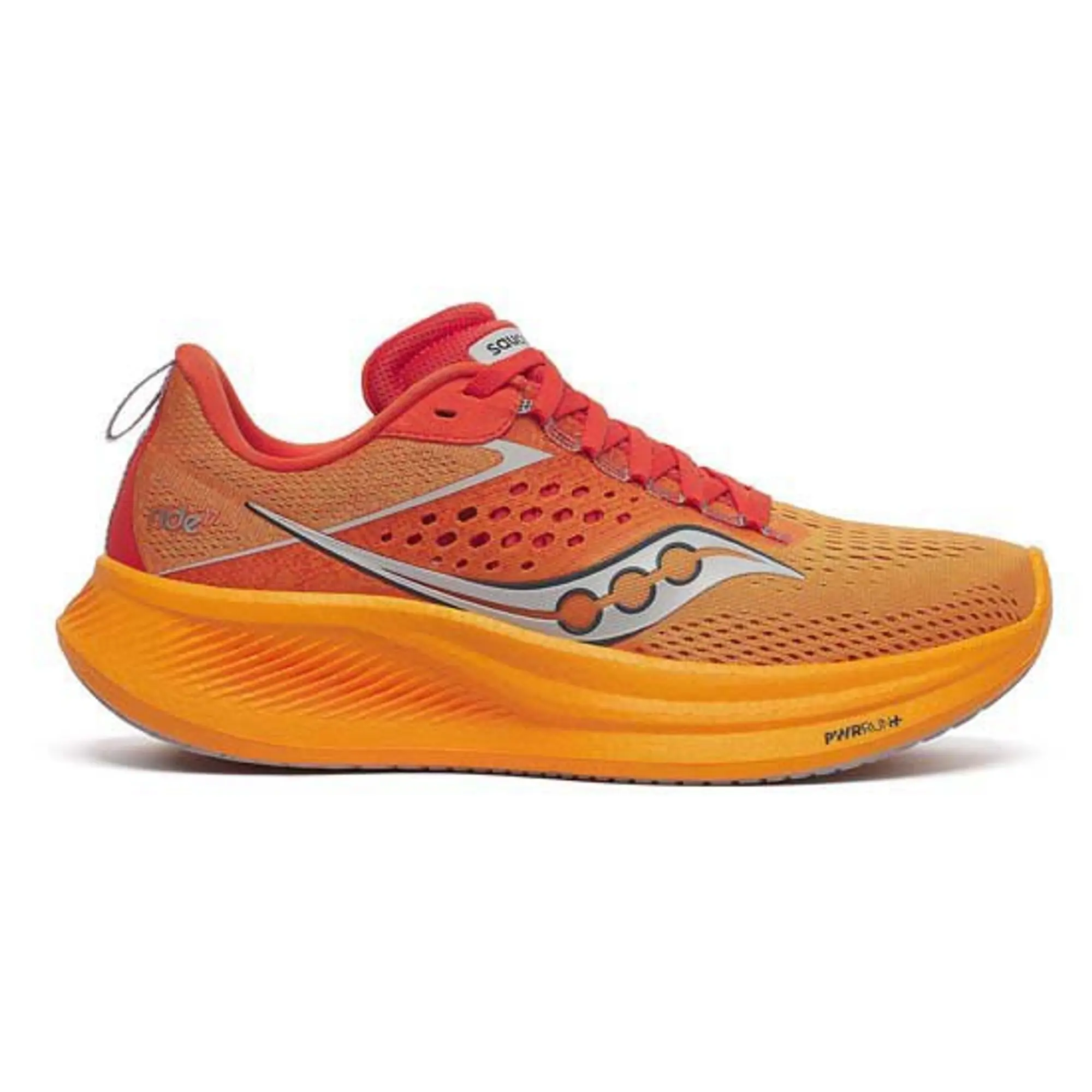 Saucony Ride 17 Neutral Running Shoe Women - Red, Orange