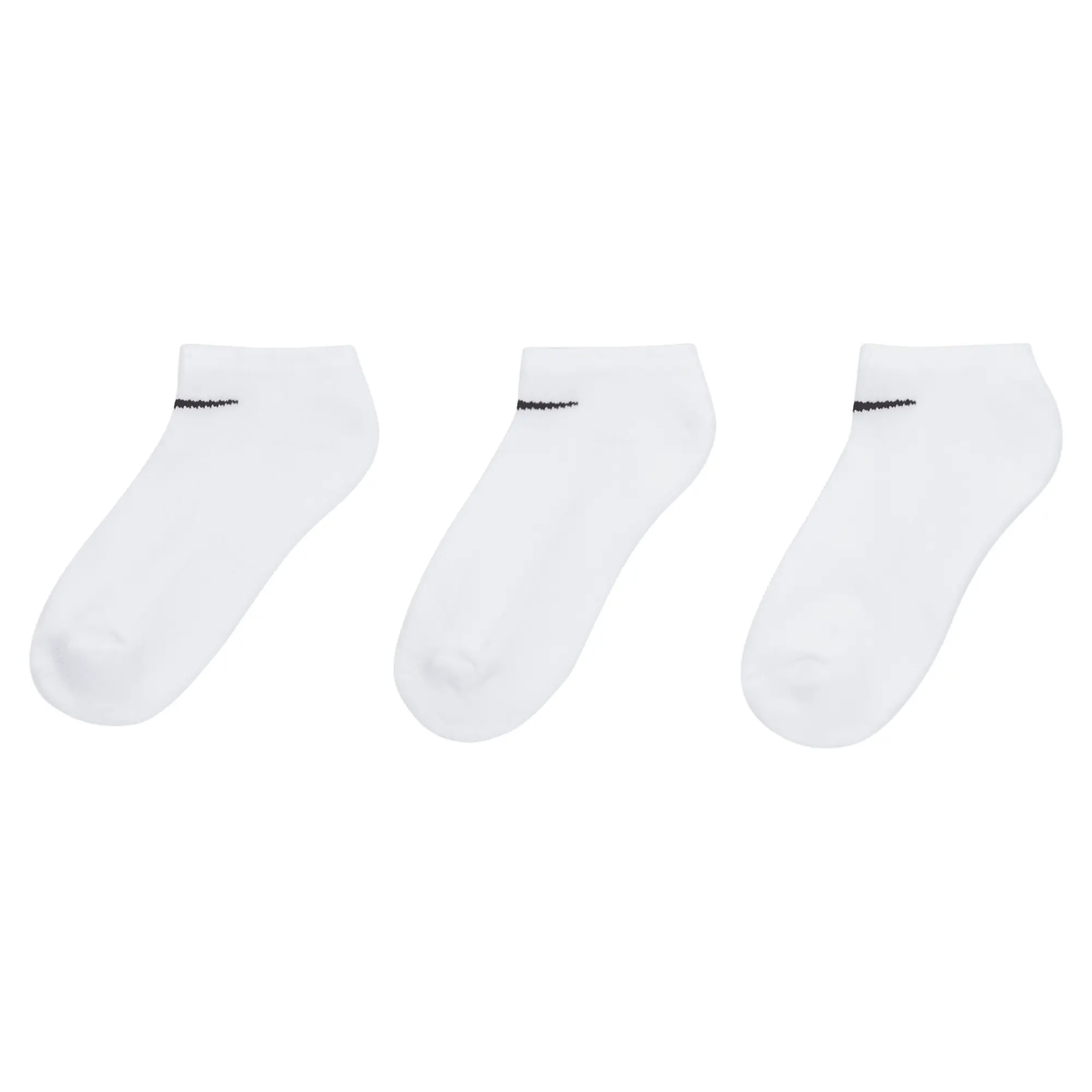 Nike Younger Kids' No-Show Socks (3 Pairs) - White