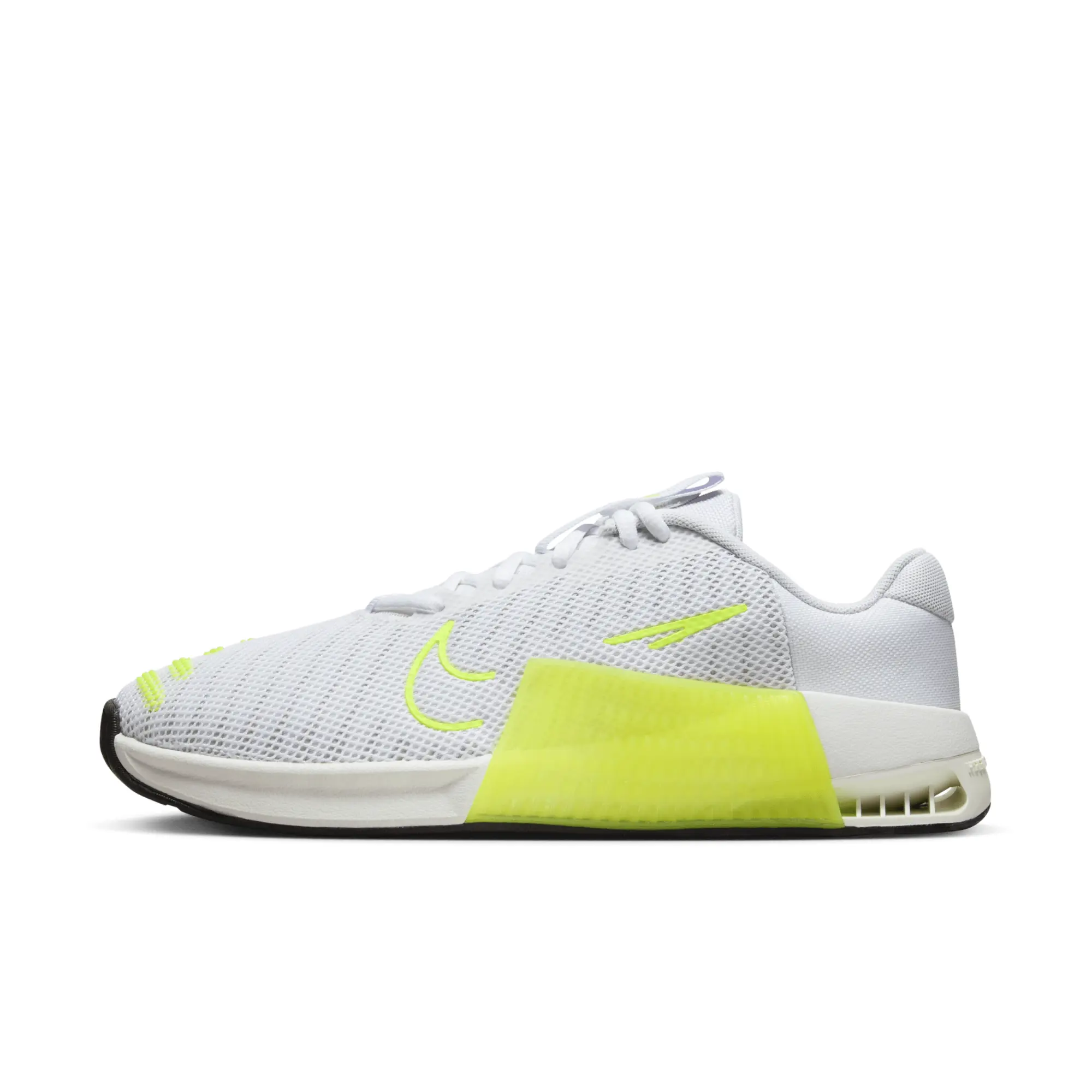 Nike Training Metcon 9 Trainers In White And Green