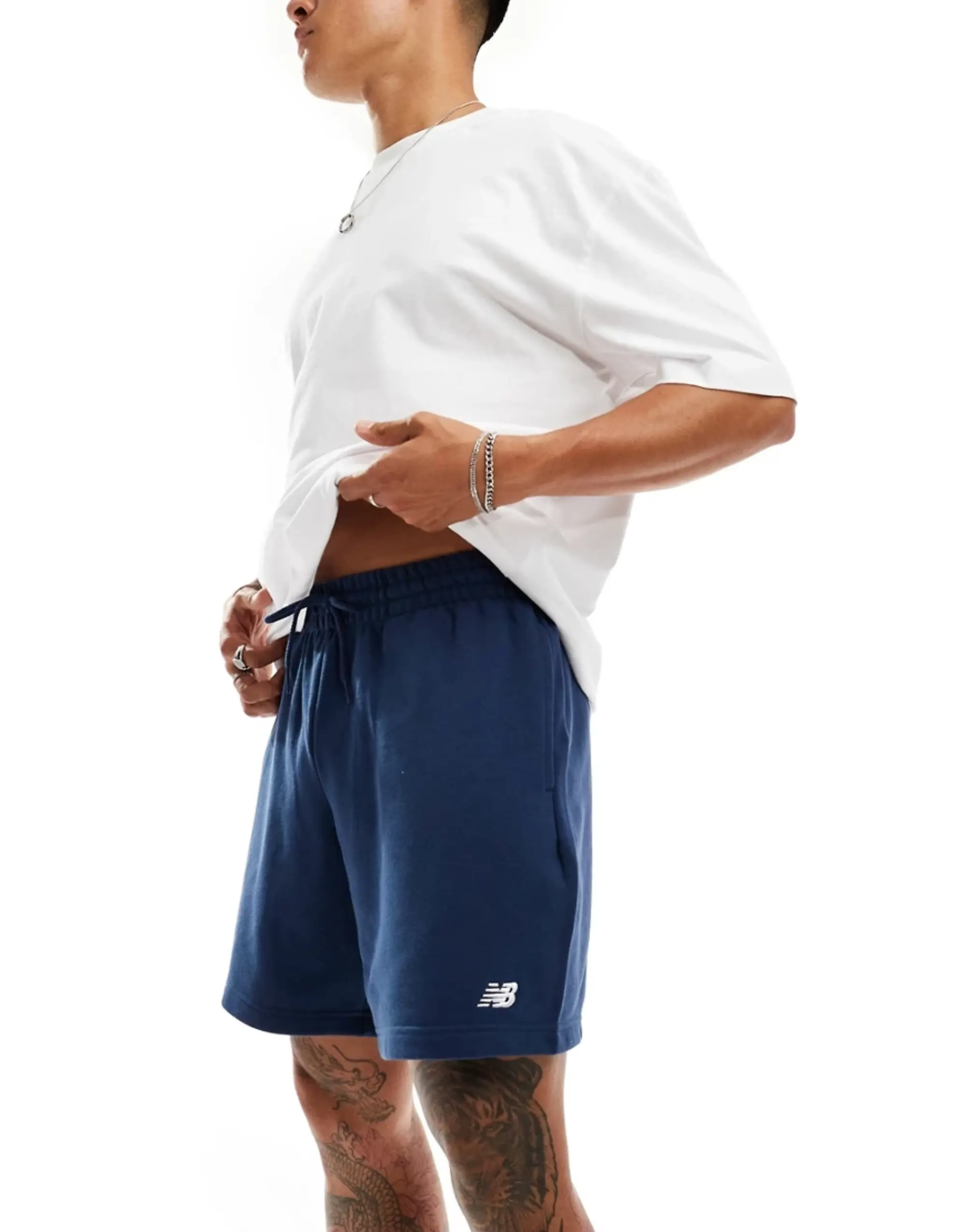 New Balance Sport Essentials French Terry Short 7 In Blue