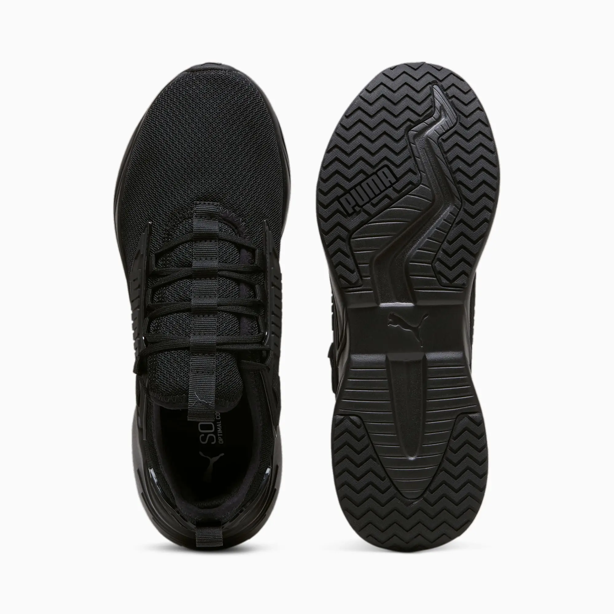 Puma Unisex Retaliate 3 Running Shoes - Black Rubber