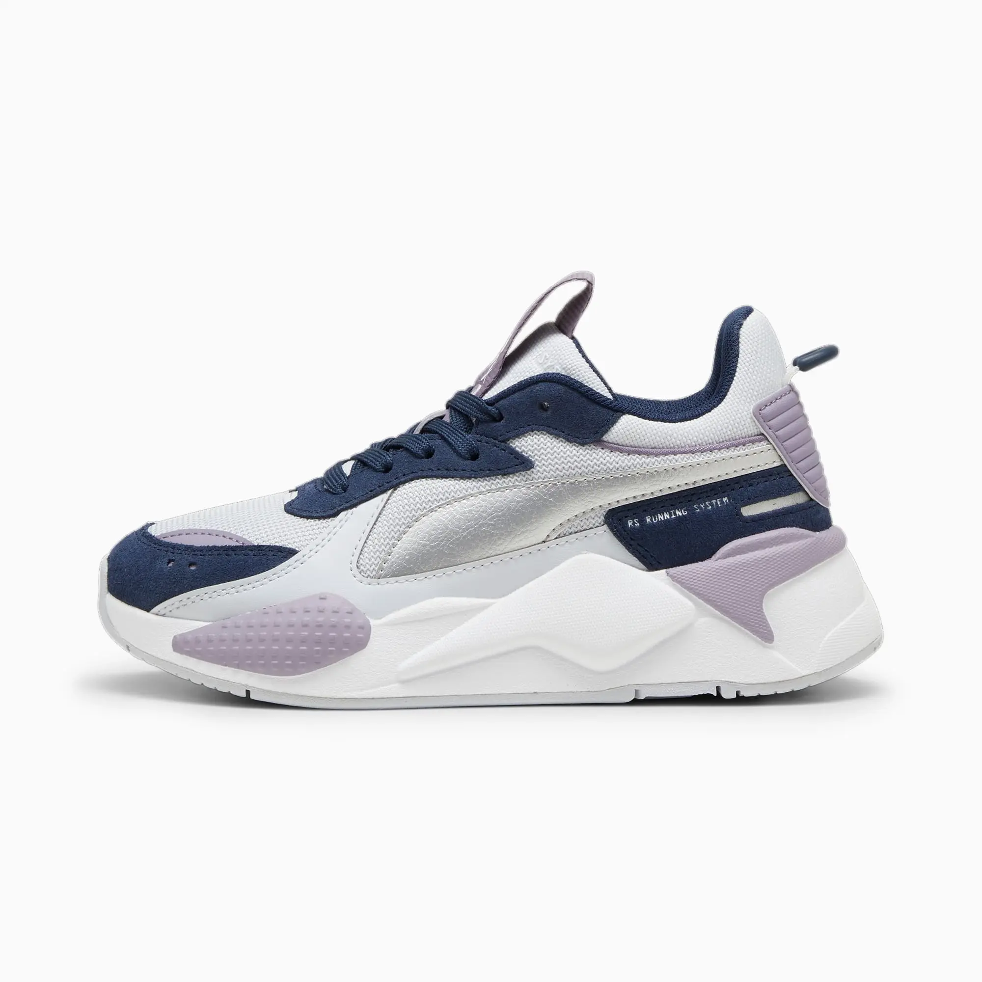 Puma Girls RS-X Metallic Sneakers - Grey