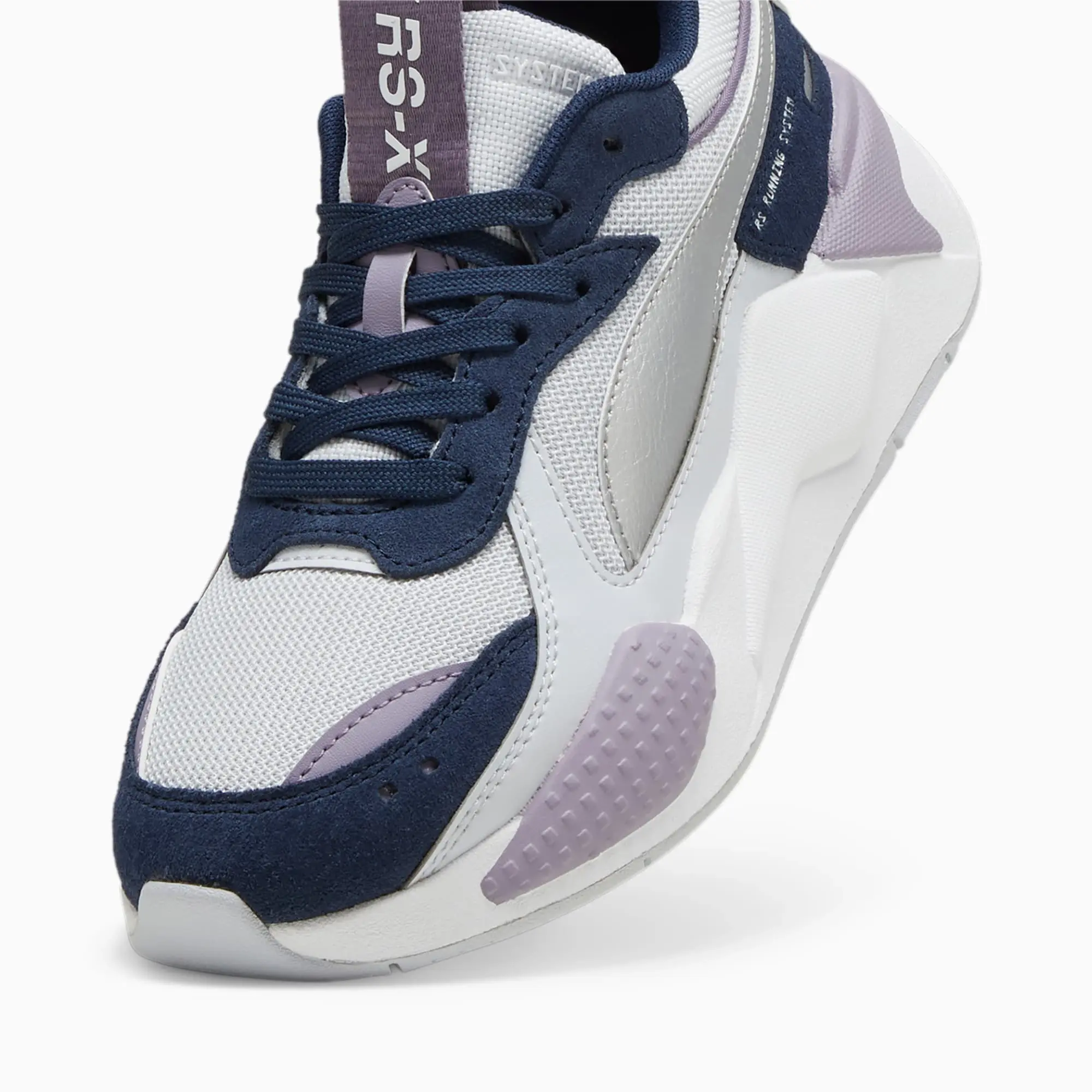 Puma Girls RS-X Metallic Sneakers - Grey