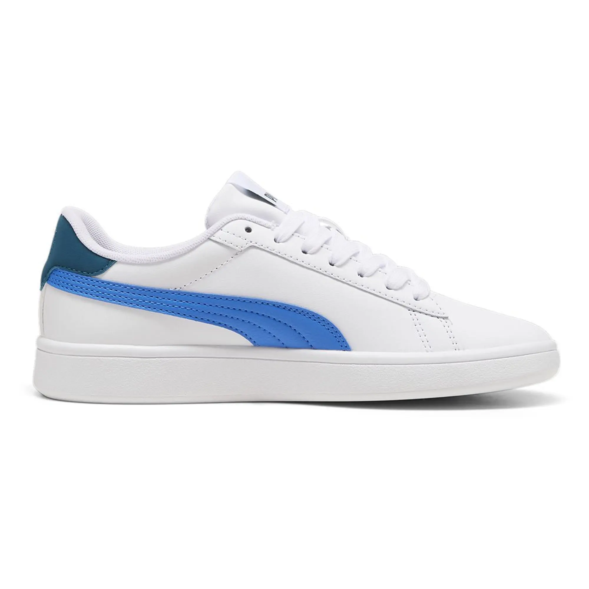 Puma Childrens Unisex Kids Smash 3.0 Leather Sneakers - White