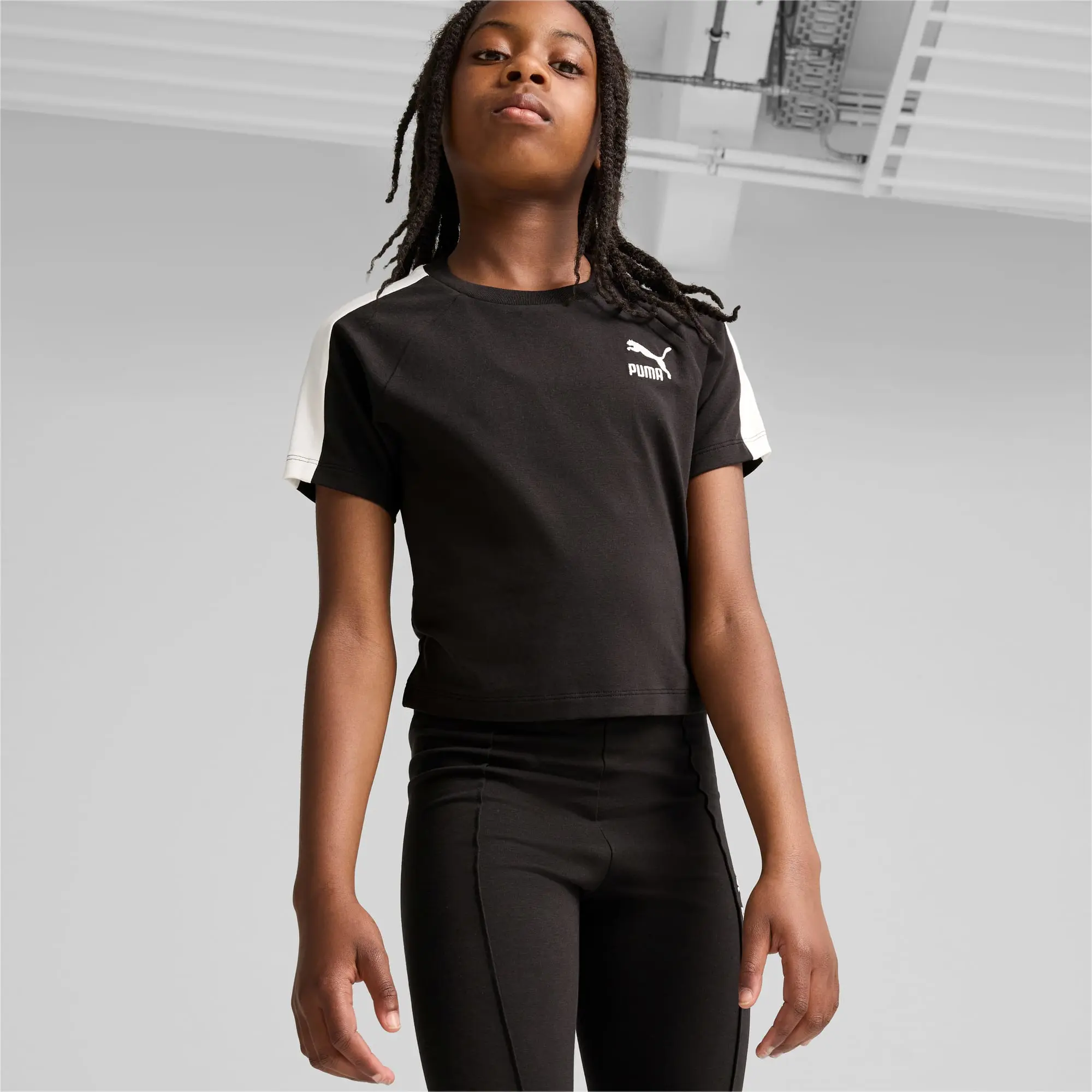 PUMA Iconic T7 Baby T-Shirt Youth, Black