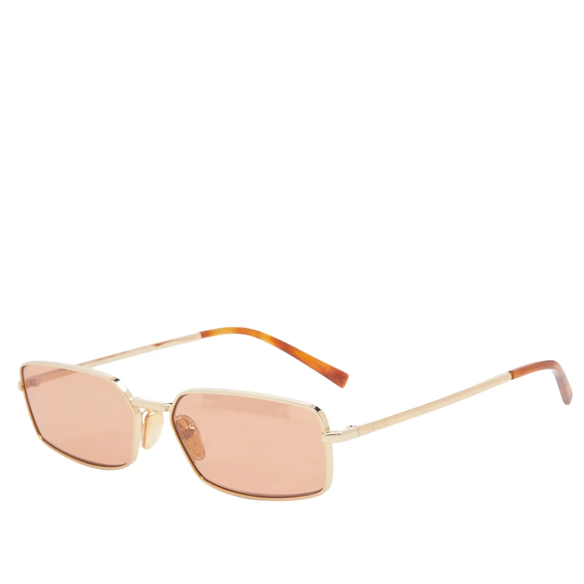 Prada Eyewear Women's A60S Sunglasses Gold/Orange
