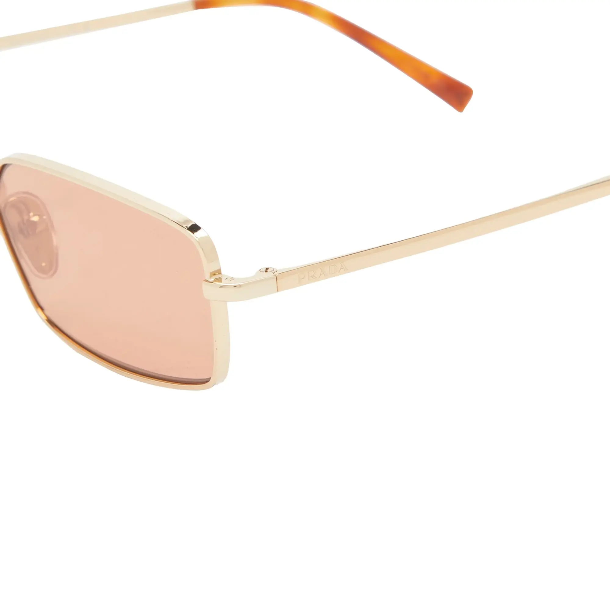 Prada Eyewear Women's A60S Sunglasses Gold/Orange