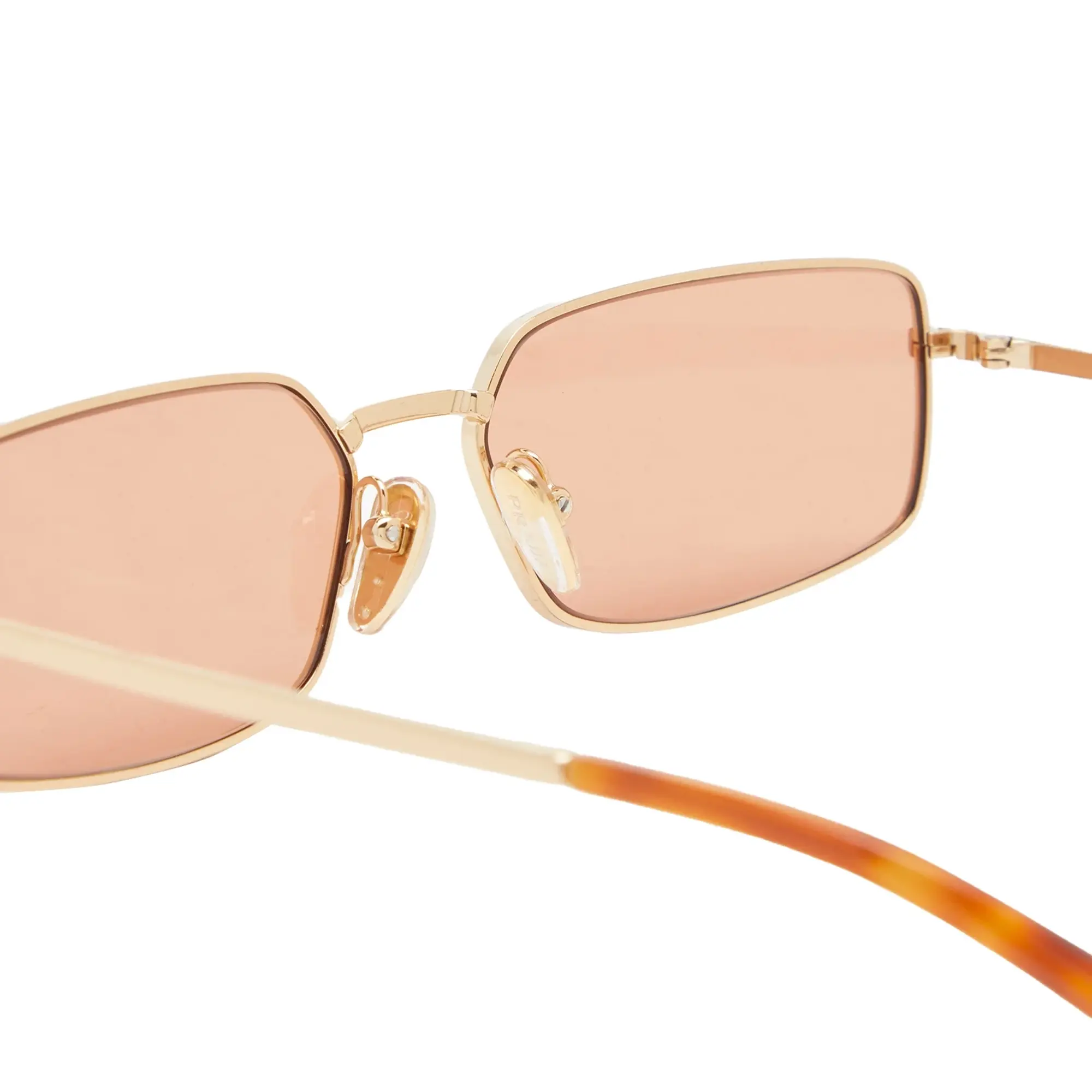Prada Eyewear Women's A60S Sunglasses Gold/Orange