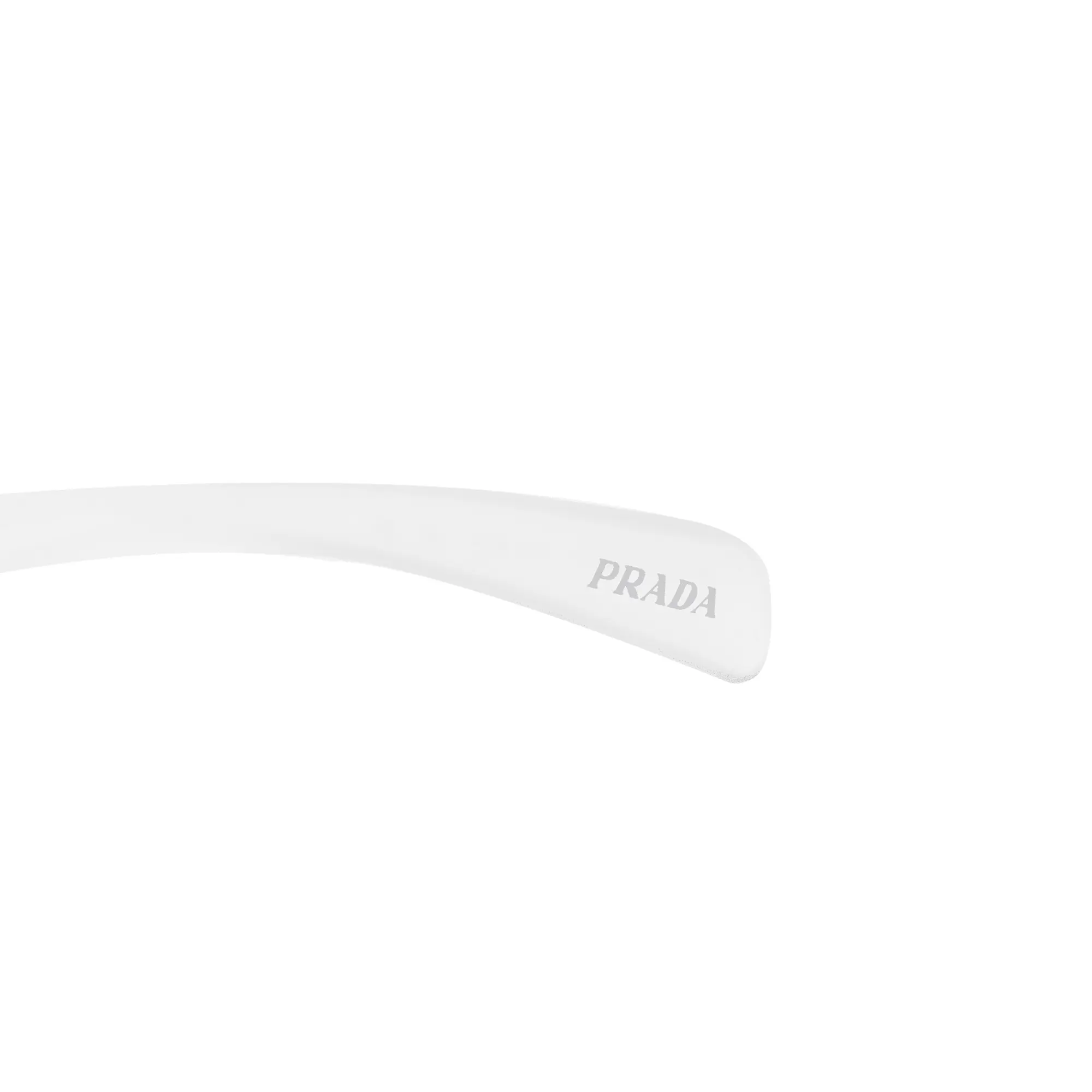 Prada Eyewear Women's A23S Sunglasses Frosted Crystal/Clear Mirror Silver