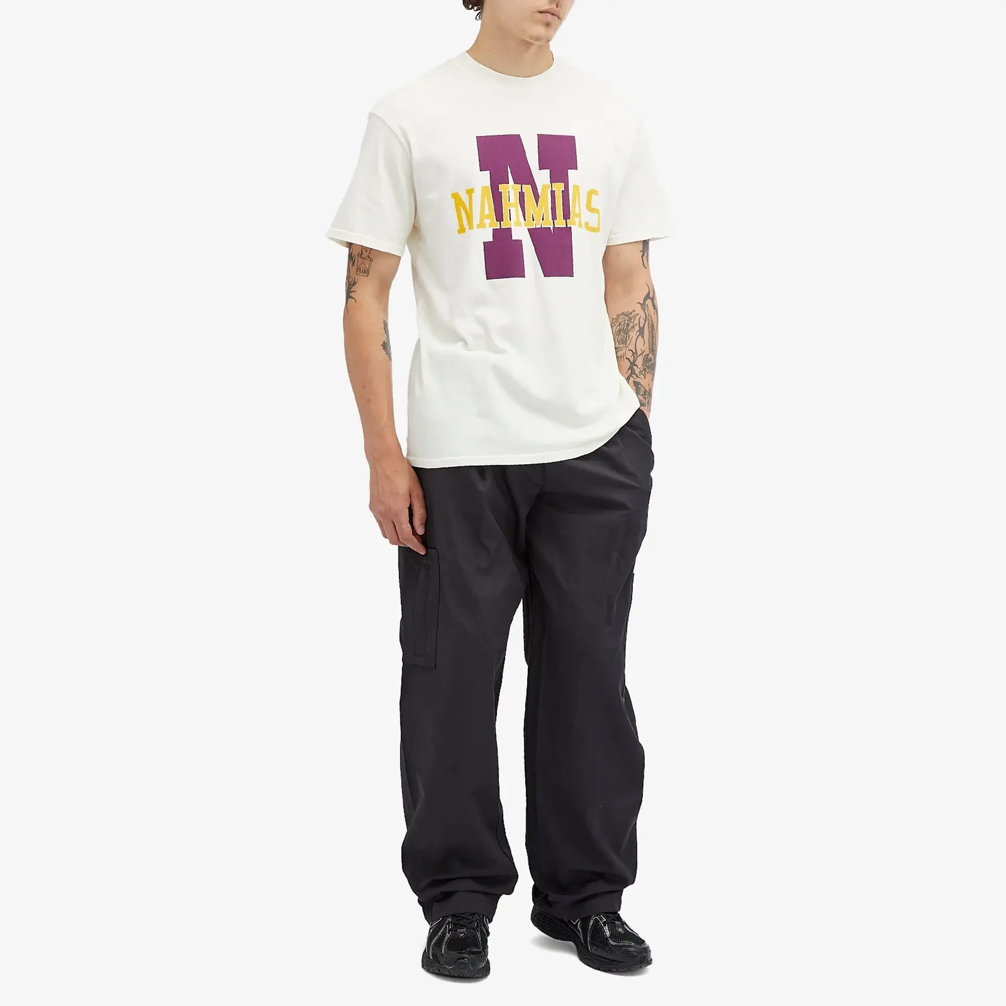 Nahmias Men's Teams T-Shirt Antique White