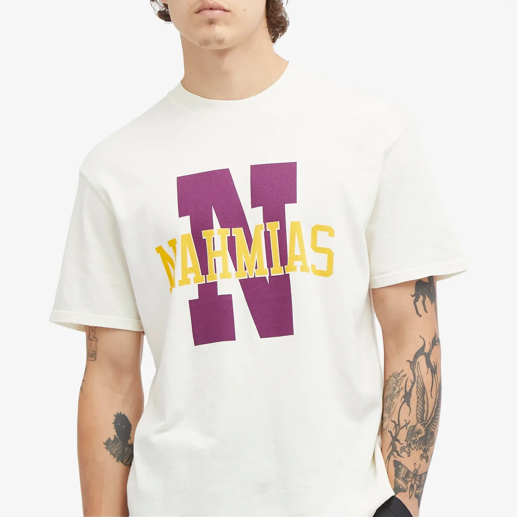 Nahmias Men's Teams T-Shirt Antique White