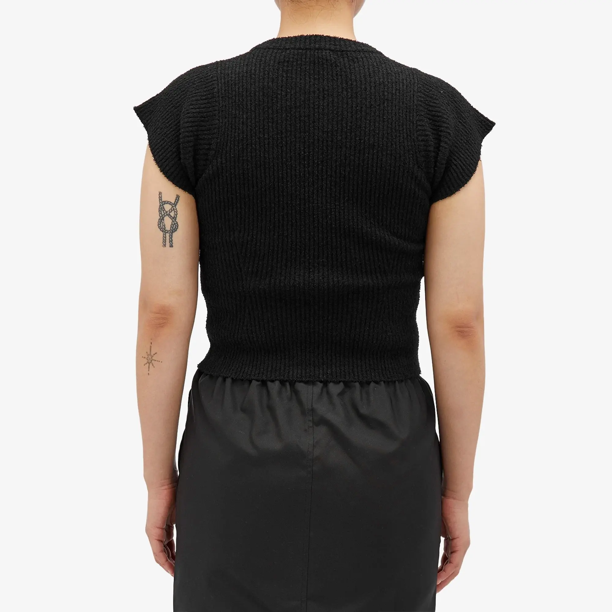 WARDROBE.NYC Women's Knit T-Shirt Black