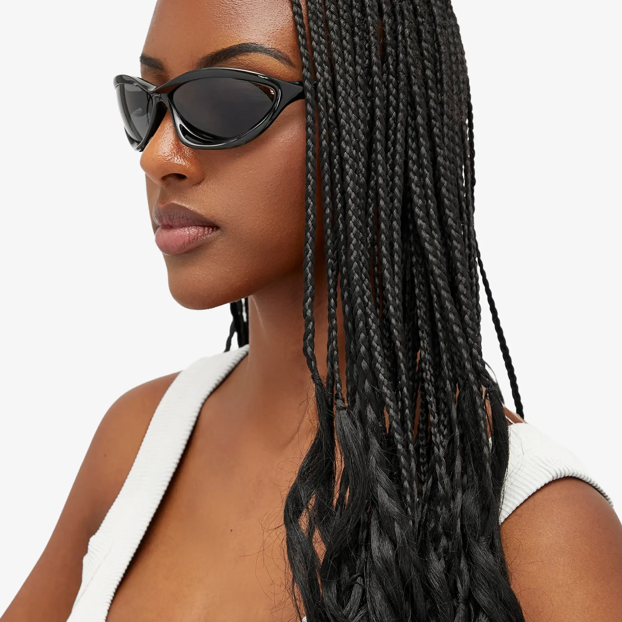 Prada Eyewear Women's A23S Sunglasses Black/Dark Grey