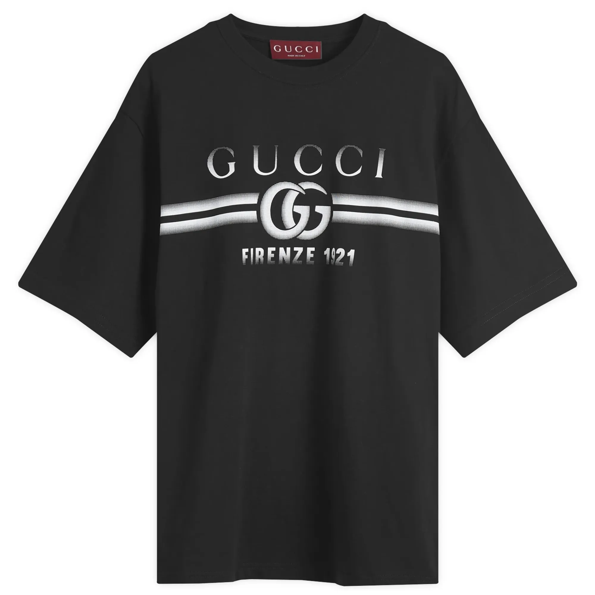 Gucci Men's Interlocking Logo T-Shirt Black | 785345-XJGKJ-1070
