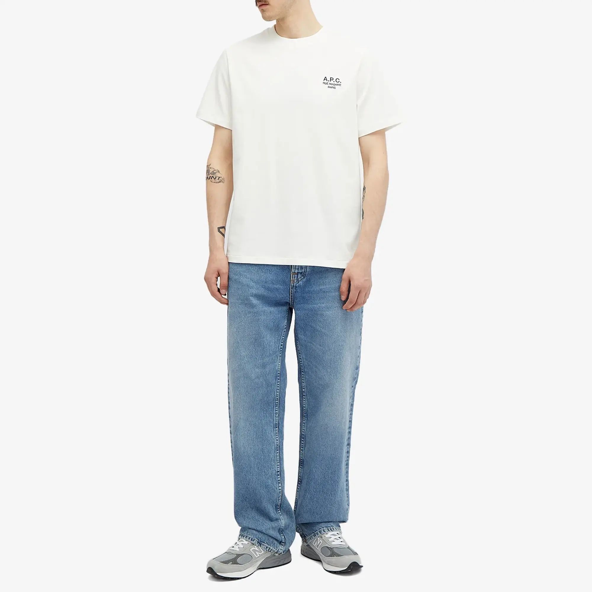 Crocs A.P.C. Standard Rue Madame Gots Tee Men Shortsleeves Beige
