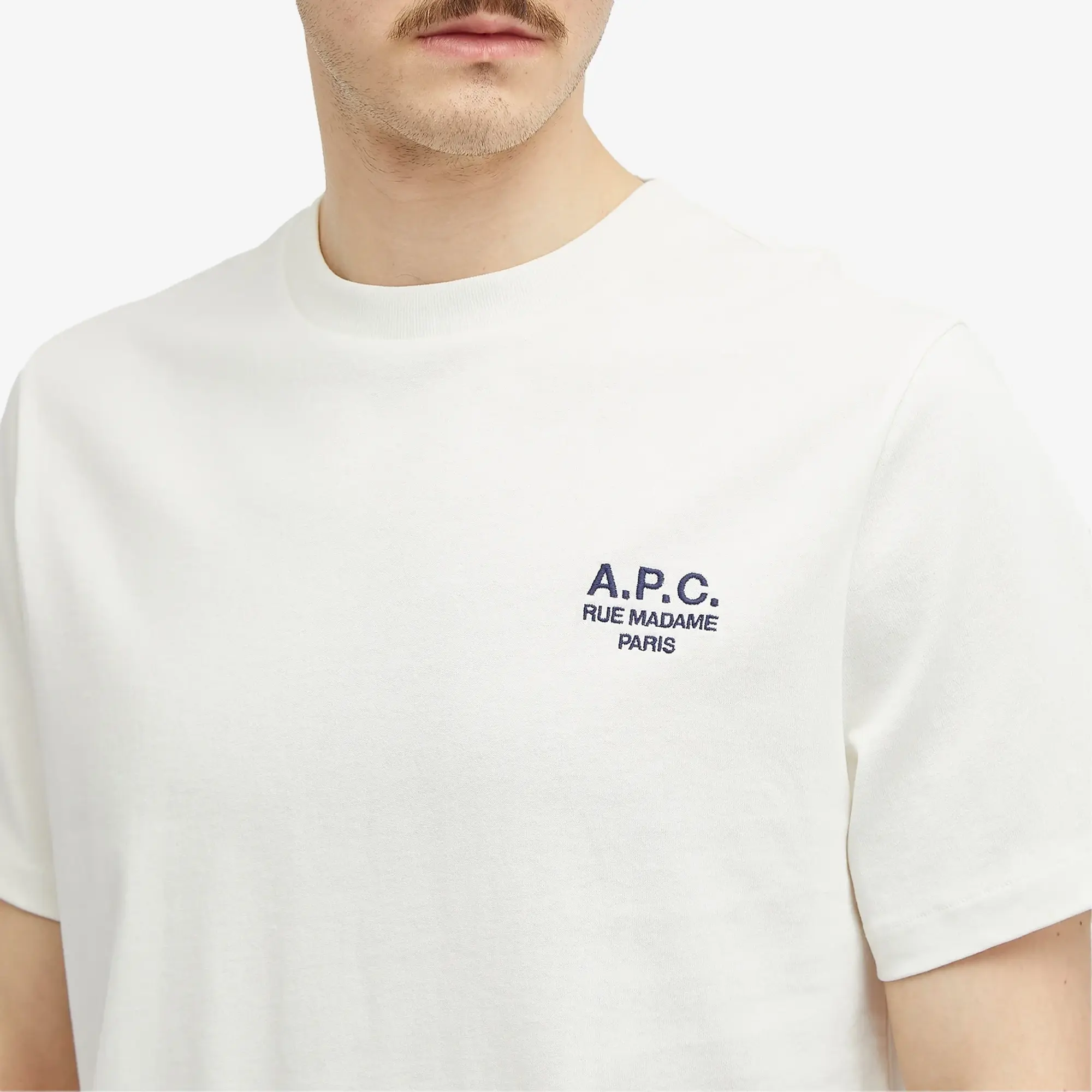 Crocs A.P.C. Standard Rue Madame Gots Tee Men Shortsleeves Beige