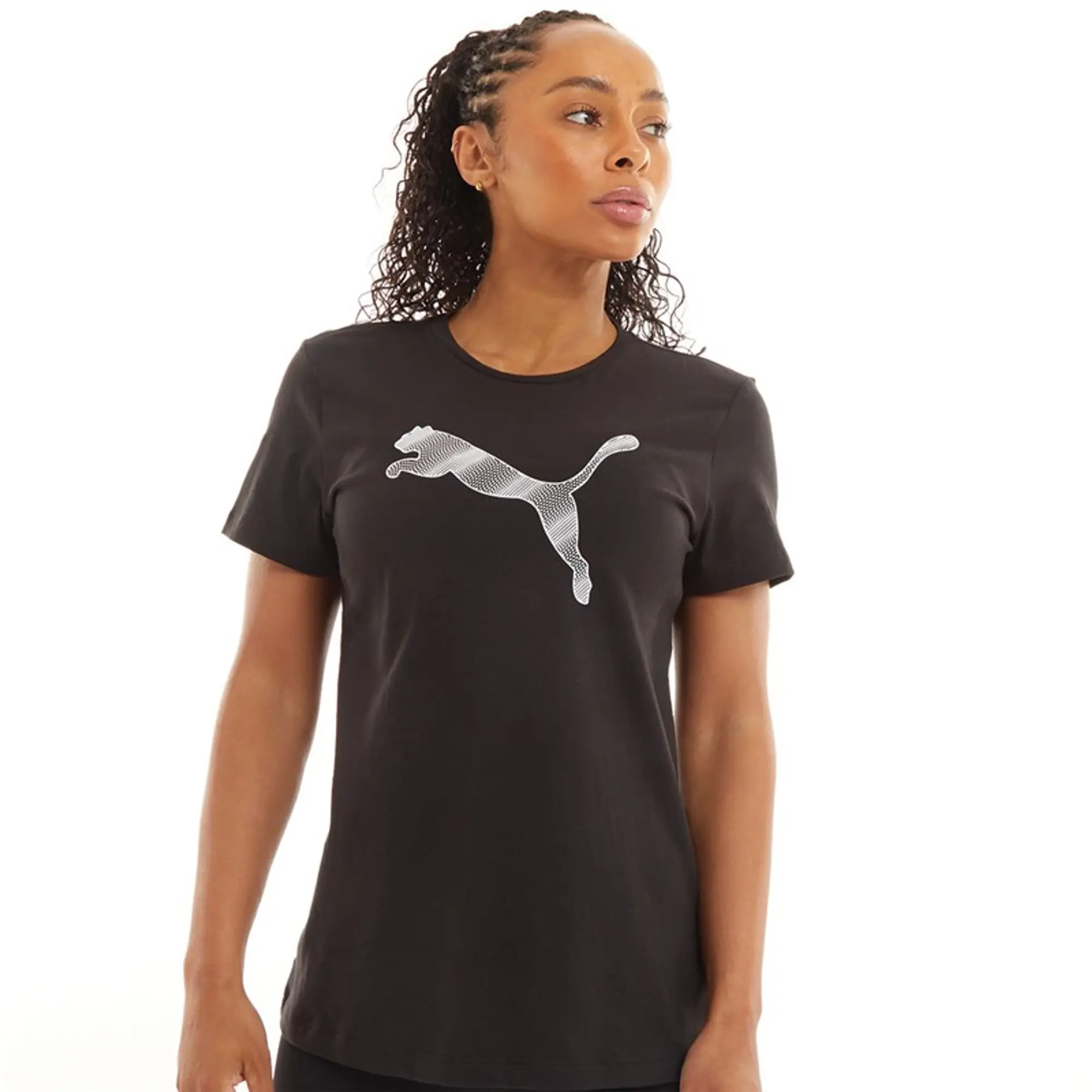 Puma Mass Merchants Tee T-Shirt Womens - Black