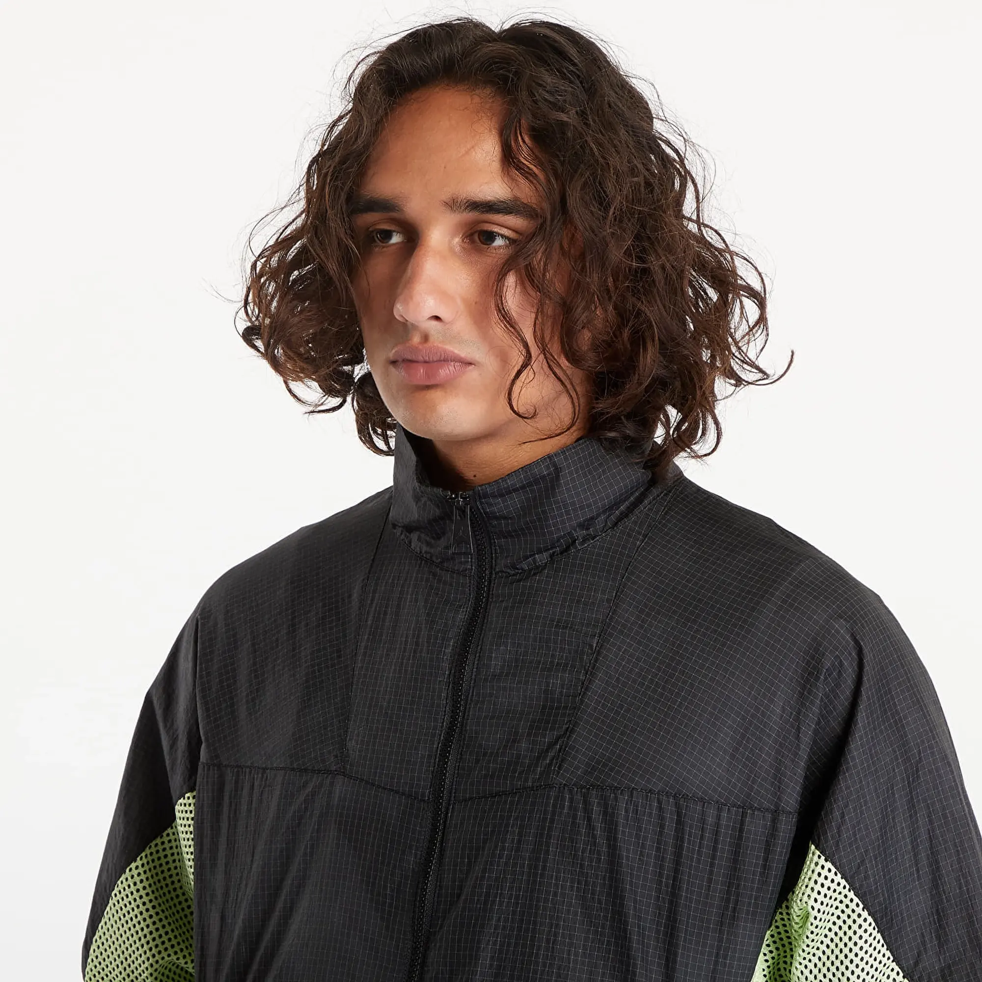 Nike Jordan Jacket Jordan 23 Engineered Track Jacket Black/ Lt Liquid Lime/ Electric Green M