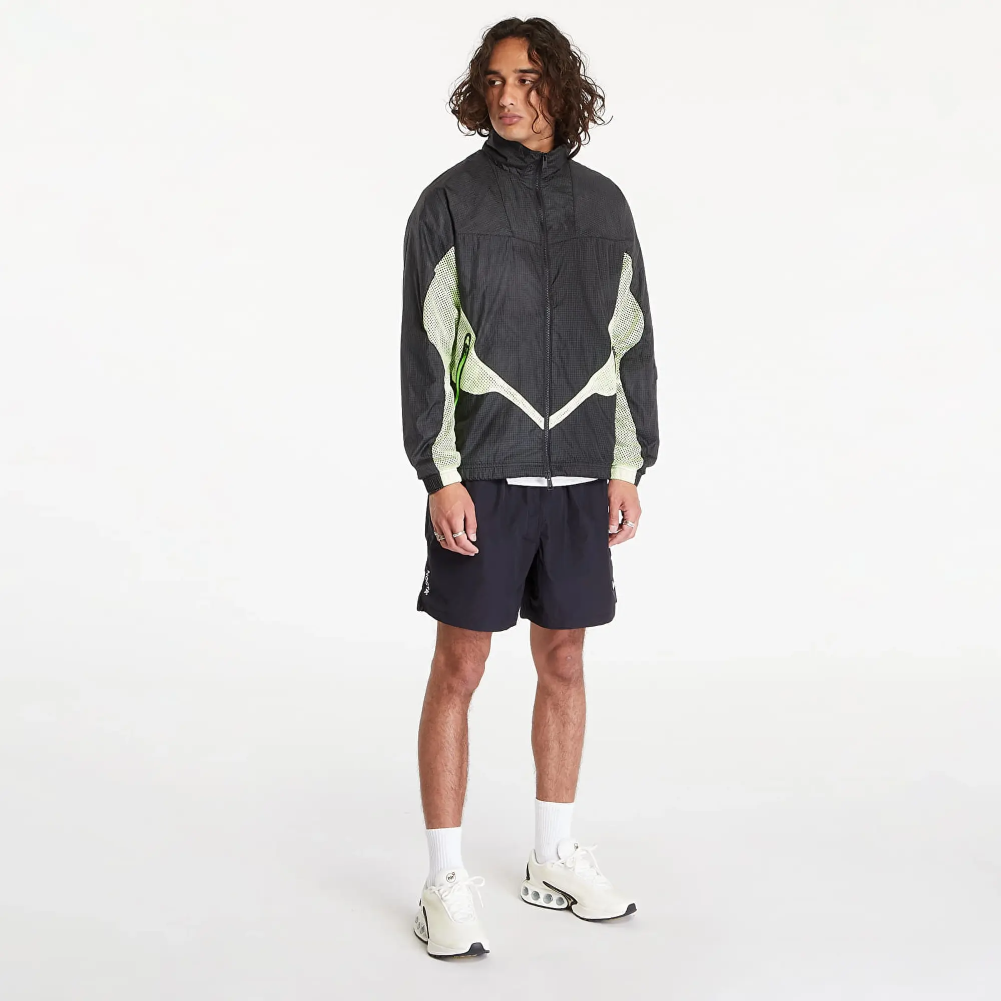 Nike Jordan Jacket Jordan 23 Engineered Track Jacket Black/ Lt Liquid Lime/ Electric Green M