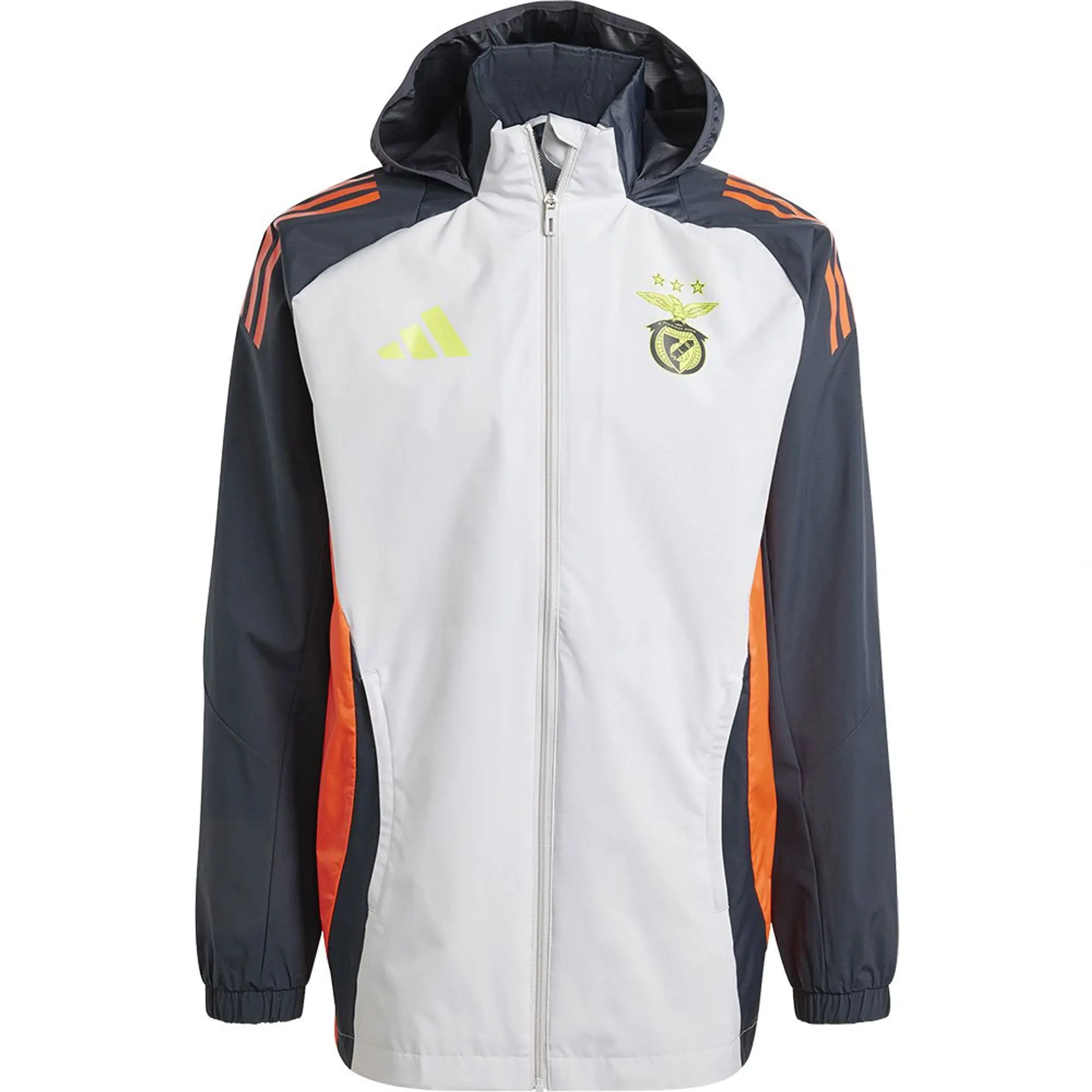 Benfica Allweather Jacket (Grey) 2024-2025 Men's Size: Small Made By: Adidas