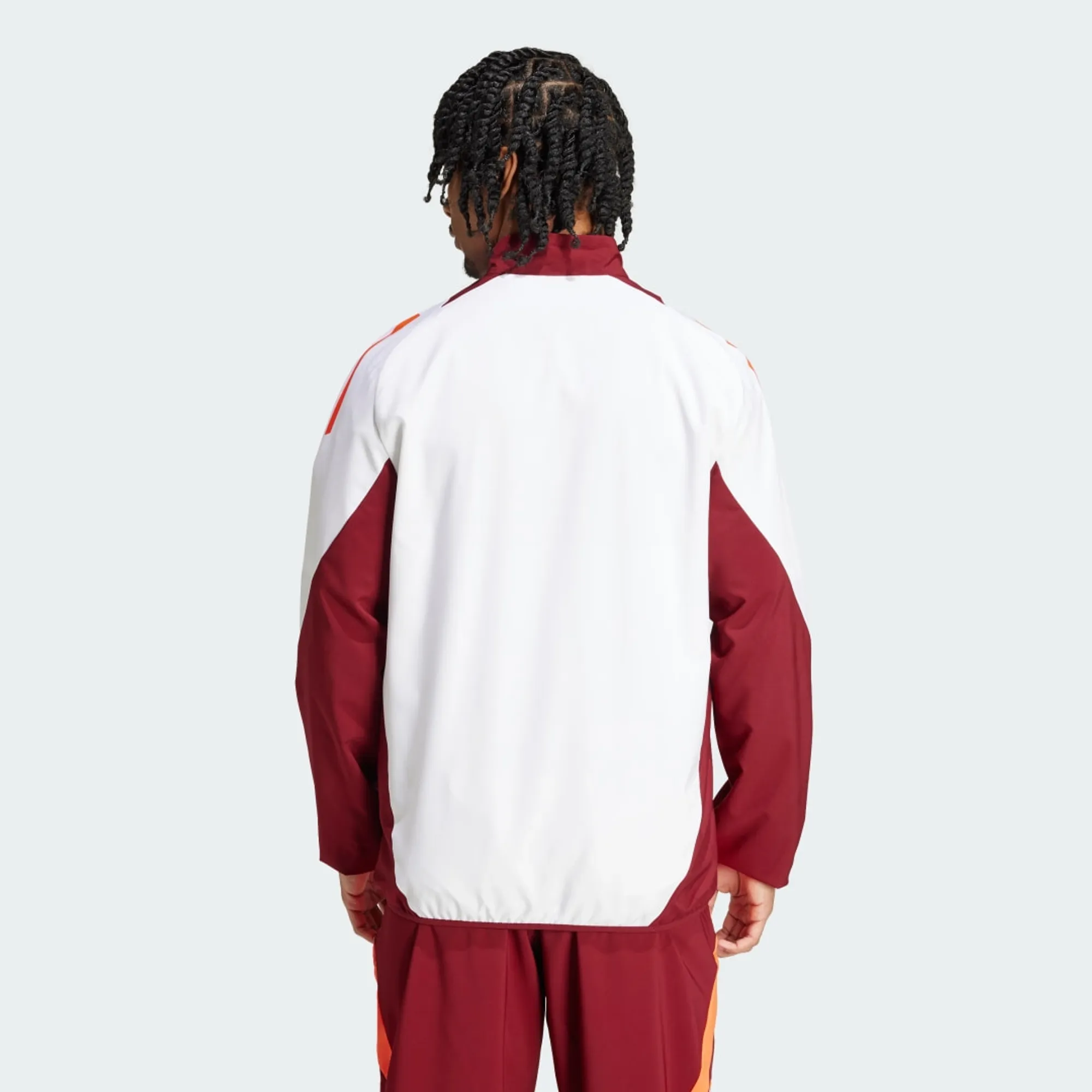 Adidas As Roma 24/25 Presentation Tracksuit Jacket - Red | IS5857