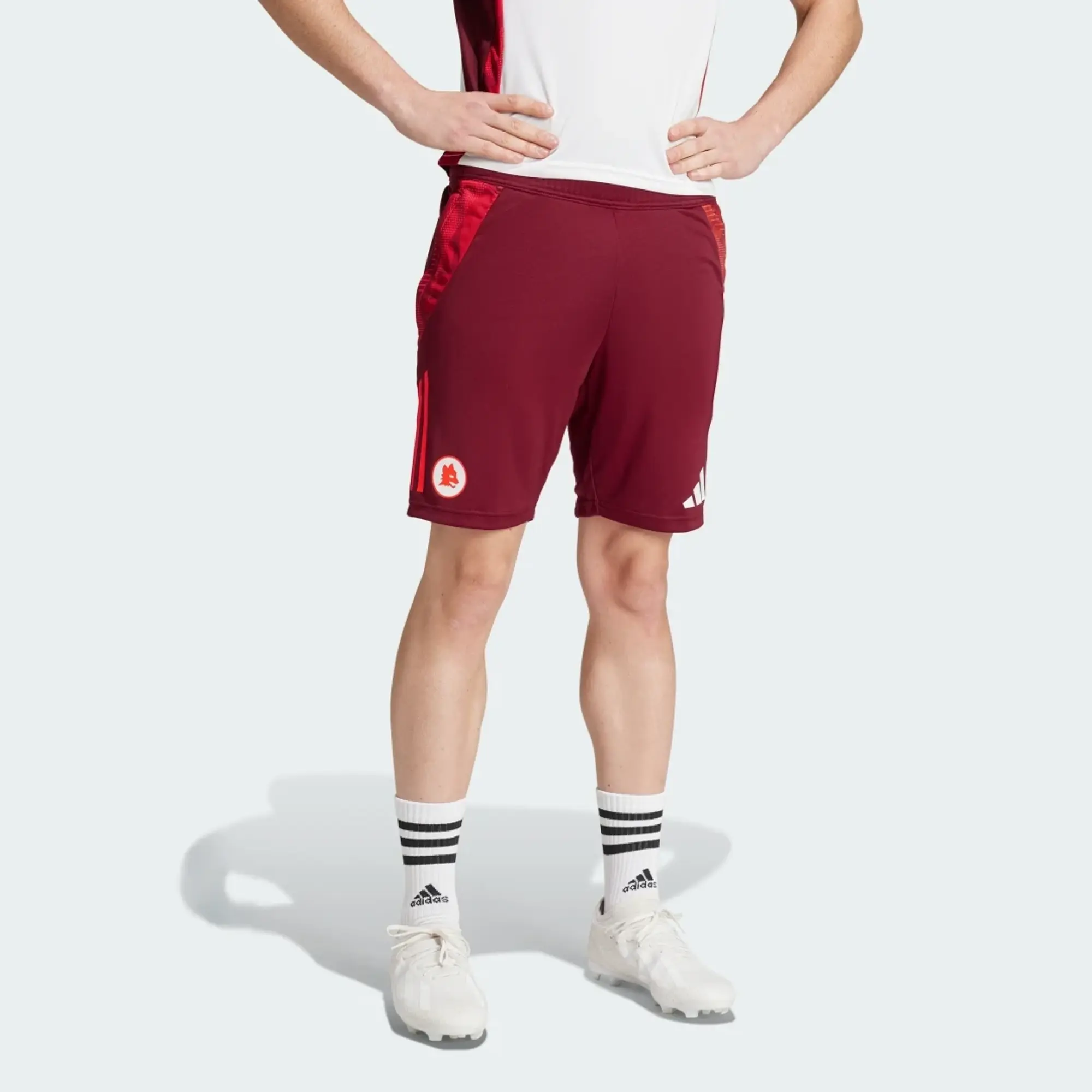 Adidas As Roma Tiro Competition 24/25 Training Shorts  - Red