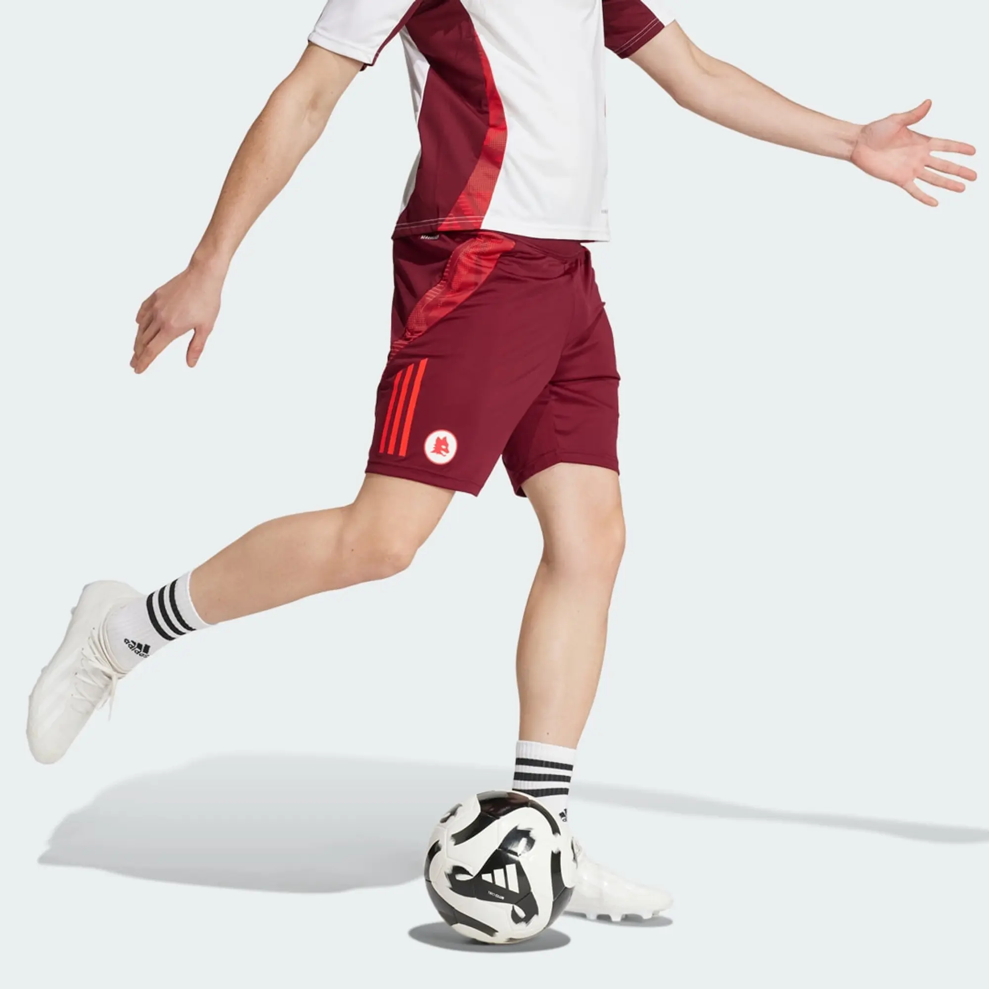 Adidas As Roma Tiro Competition 24/25 Training Shorts  - Red