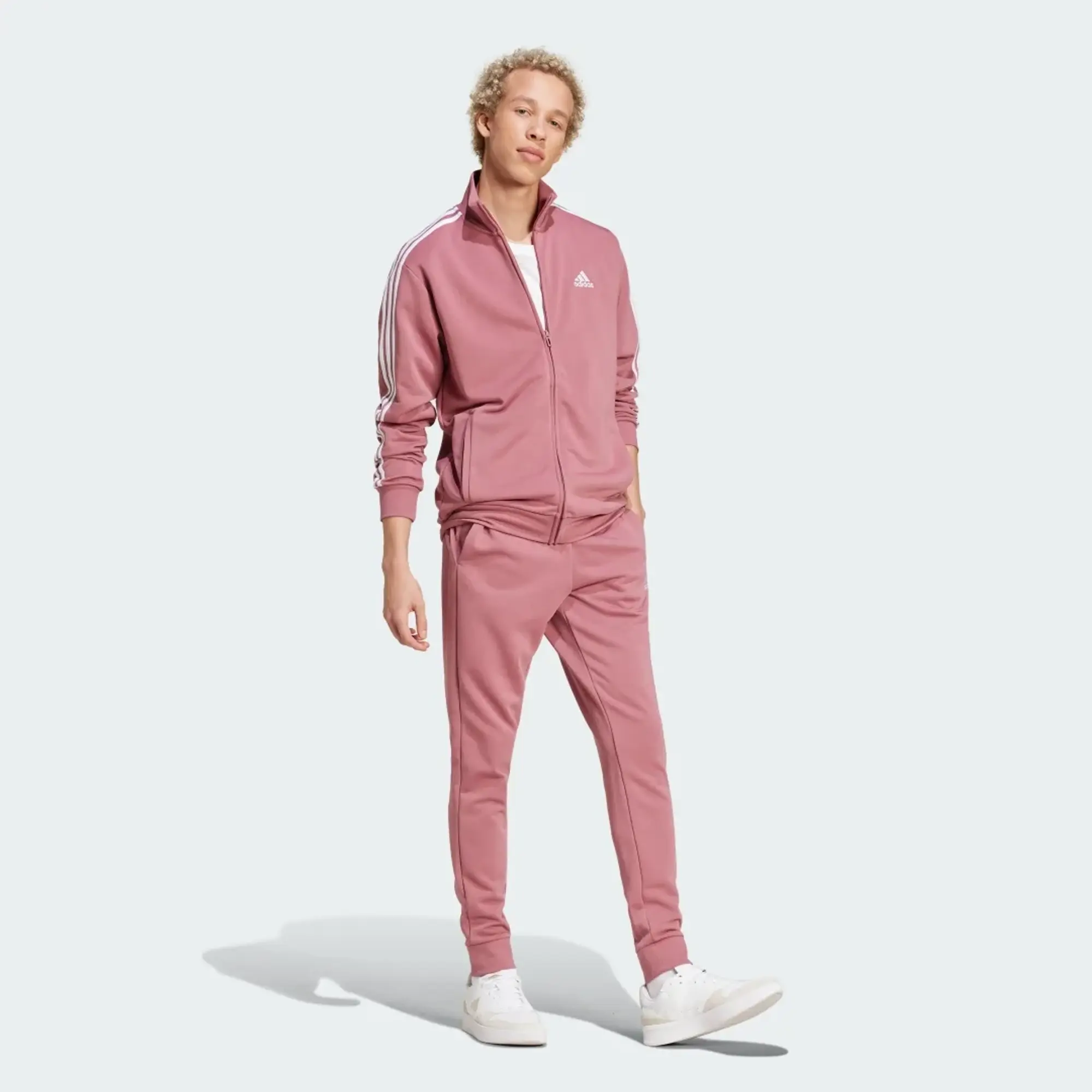 Adidas Basic 3 Stripes French Terry Tracksuit