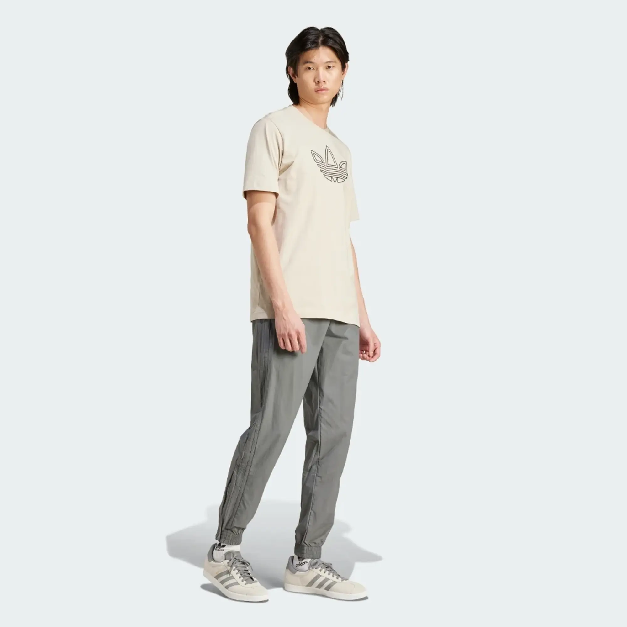 adidas Originals Woven Superstar Track Pant - Grey - Size XL - Grey