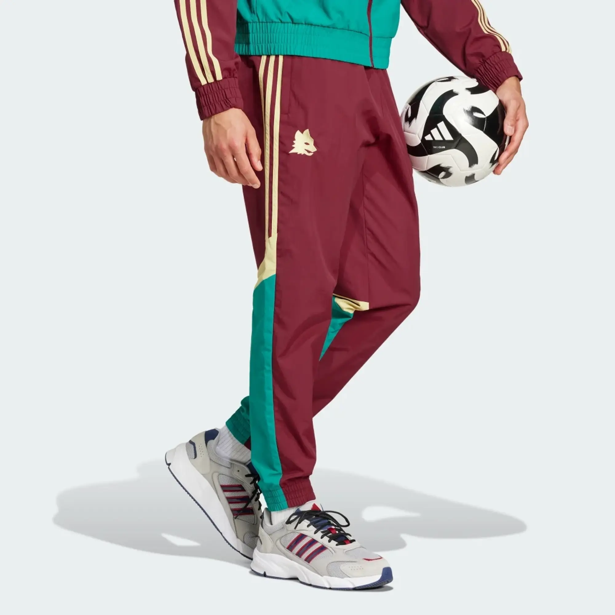 adidas AS Roma SZN Track Pants - Red - Mens