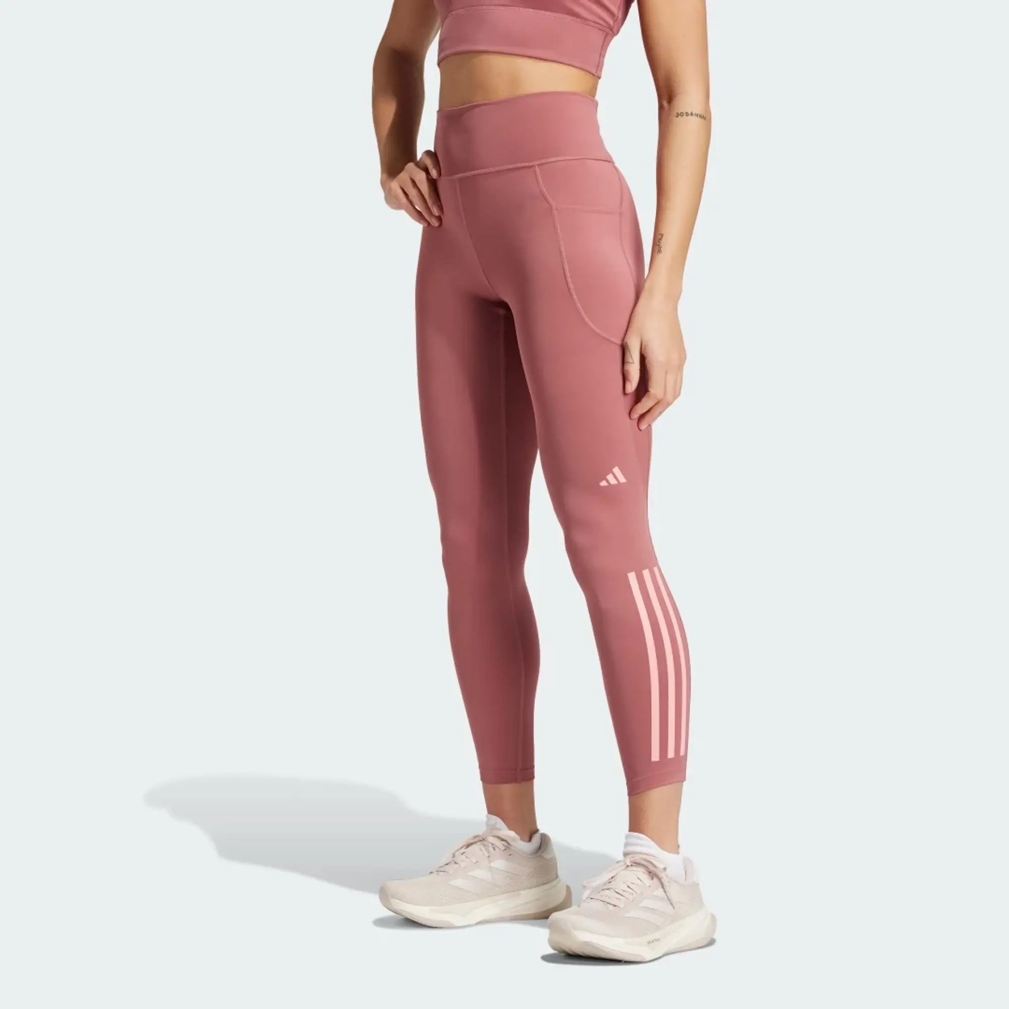 adidas adidas Dailyrun 3-Stripes 7/8 Leggings