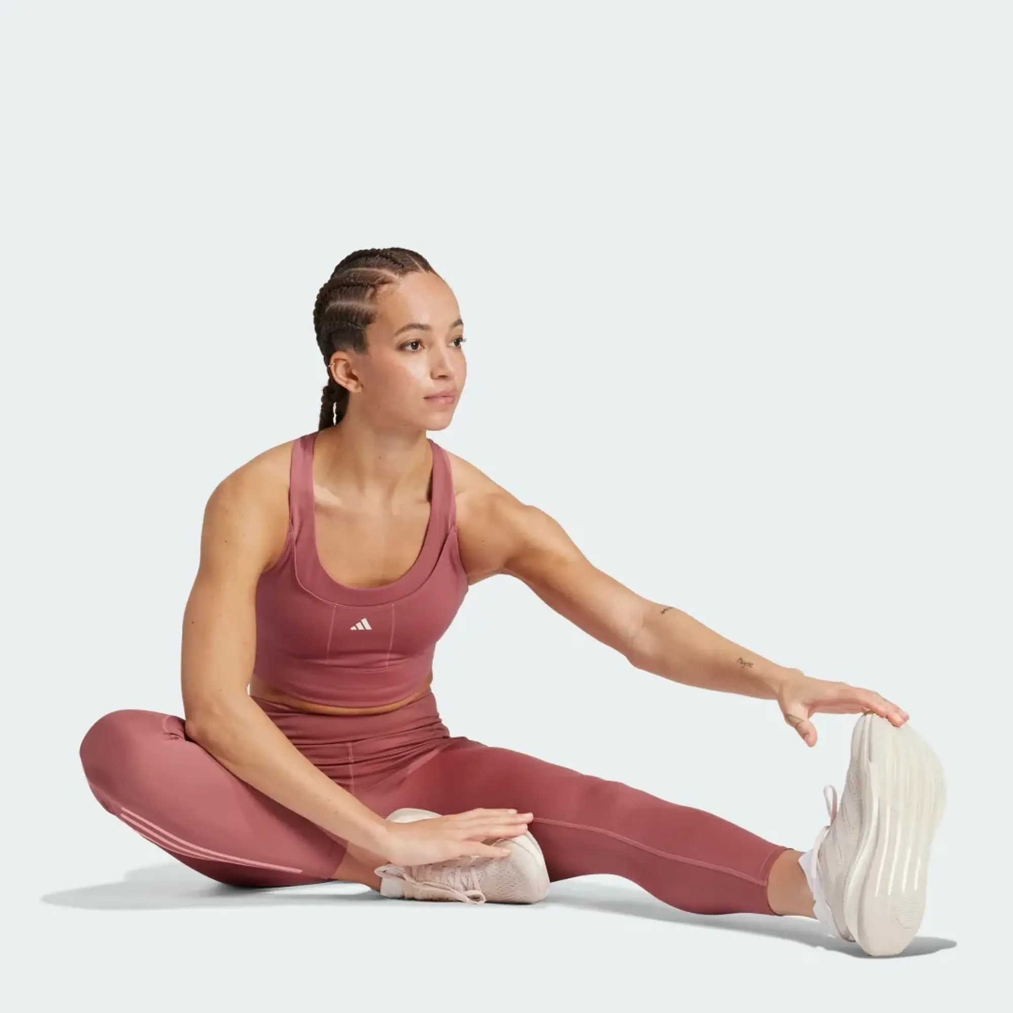 adidas adidas Dailyrun 3-Stripes 7/8 Leggings
