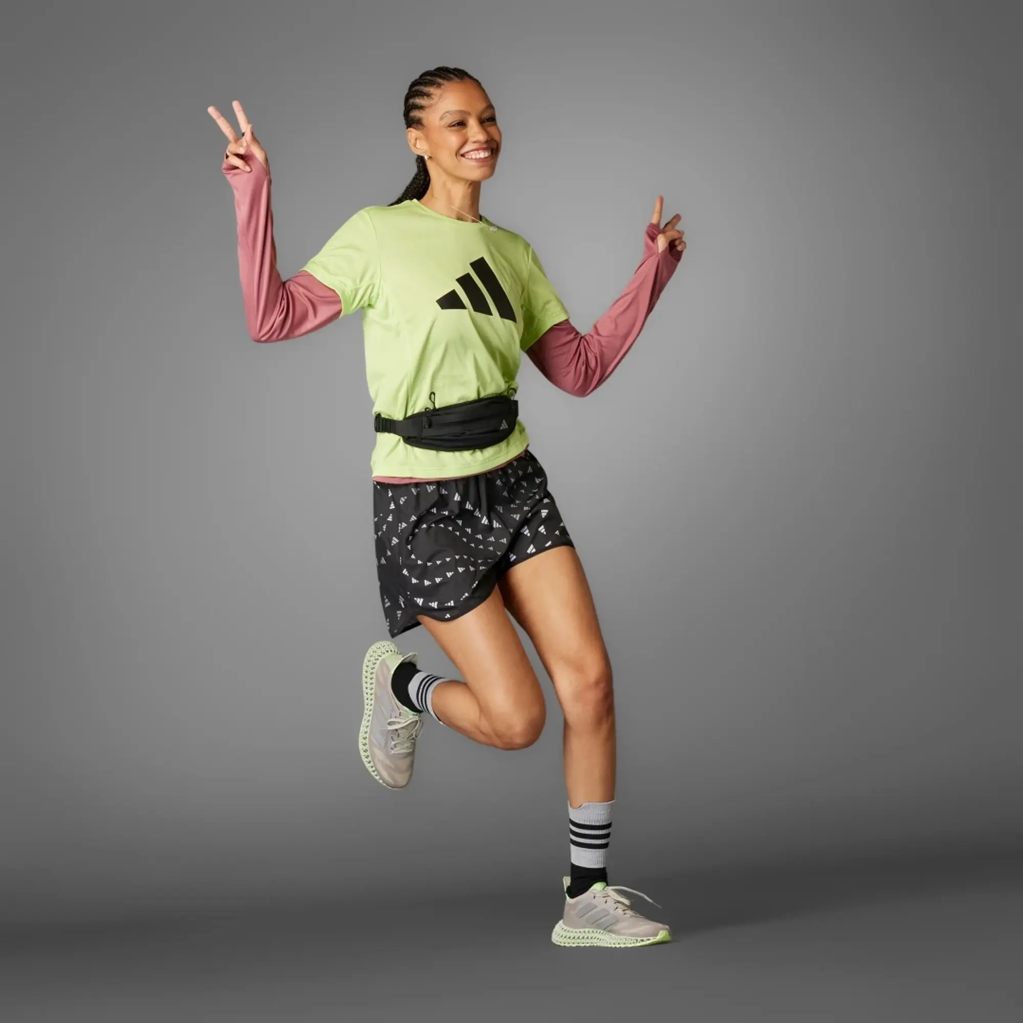 Adidas Run It Aeroready 4 Shorts  - Multicolor