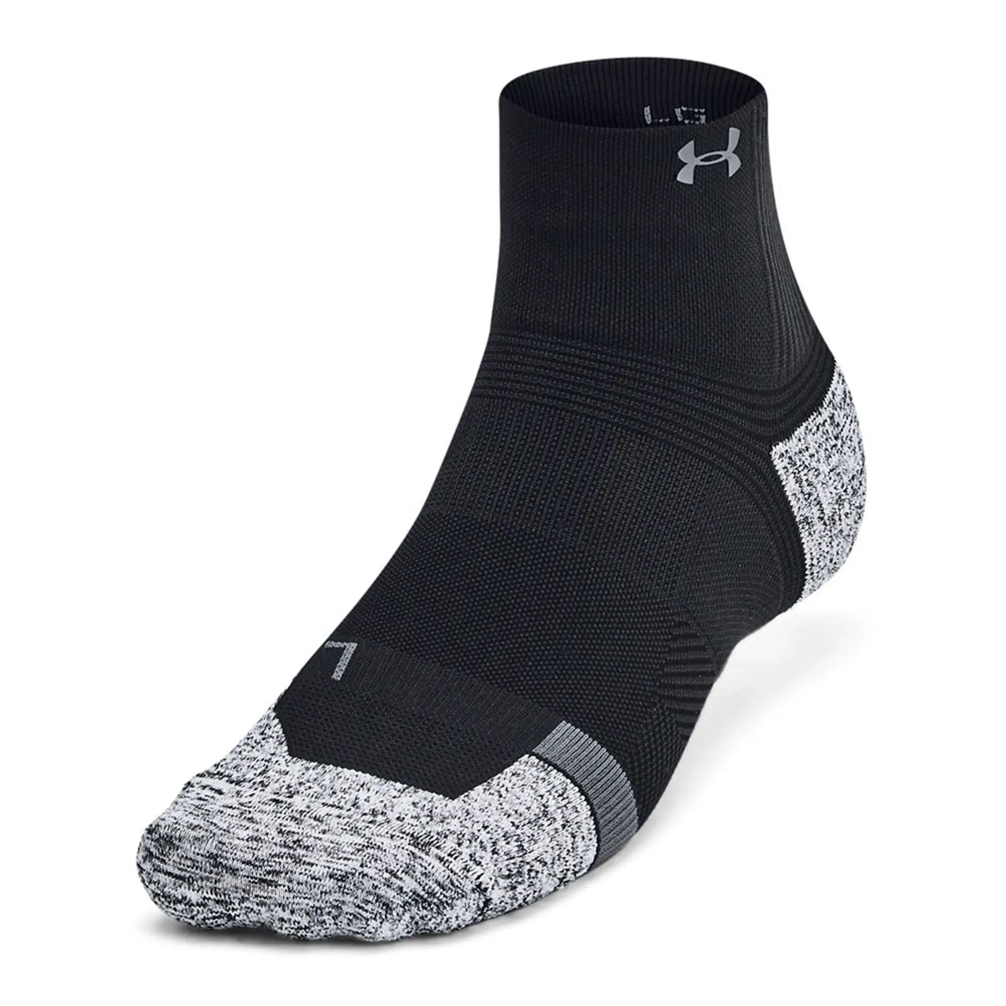 Unisex  Under Armour  ArmourDry® Pro 3-Pack Q Under Armour rter Socks Black / White / Castlerock XL