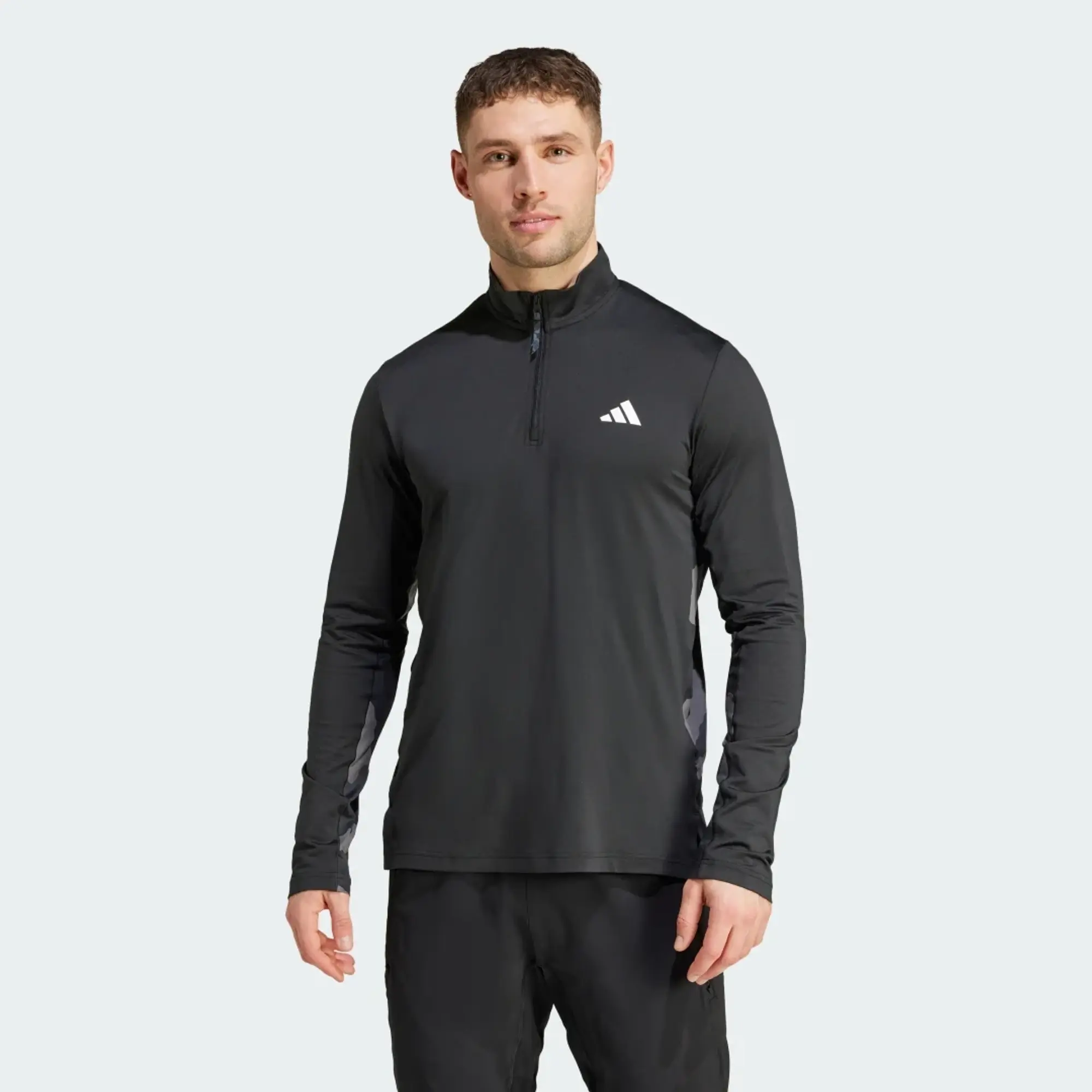 adidas Train Essentials Camo Training 1/4-Zip Longsleeve
